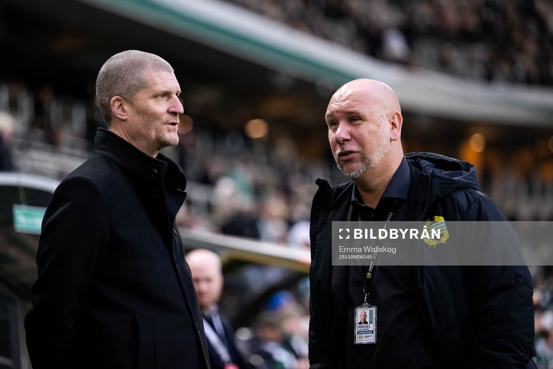 Hammarbys vd Richard von Yxkull och sportchef Mikael