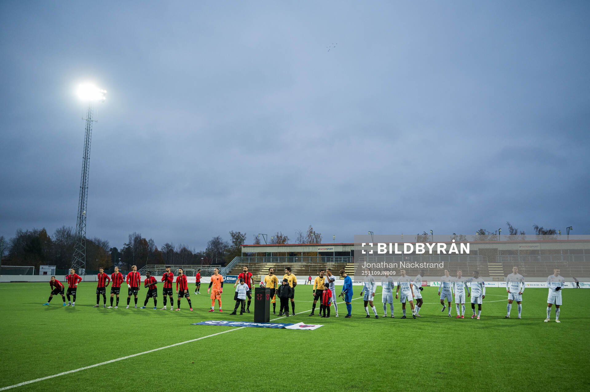 Nordic United FC och Arlanda FCs spelare
