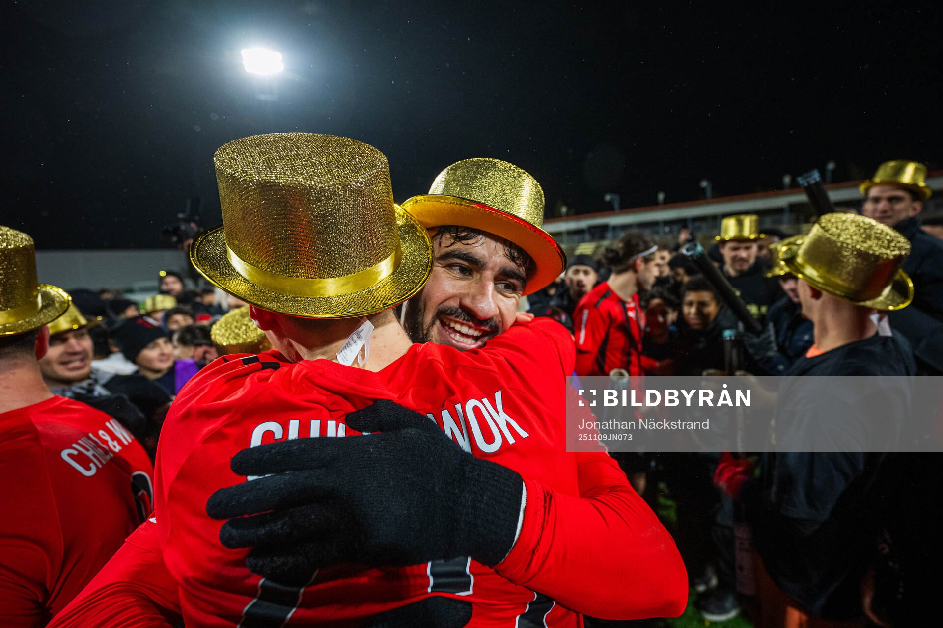 Nordic United FCs Shergo Shhab jublar