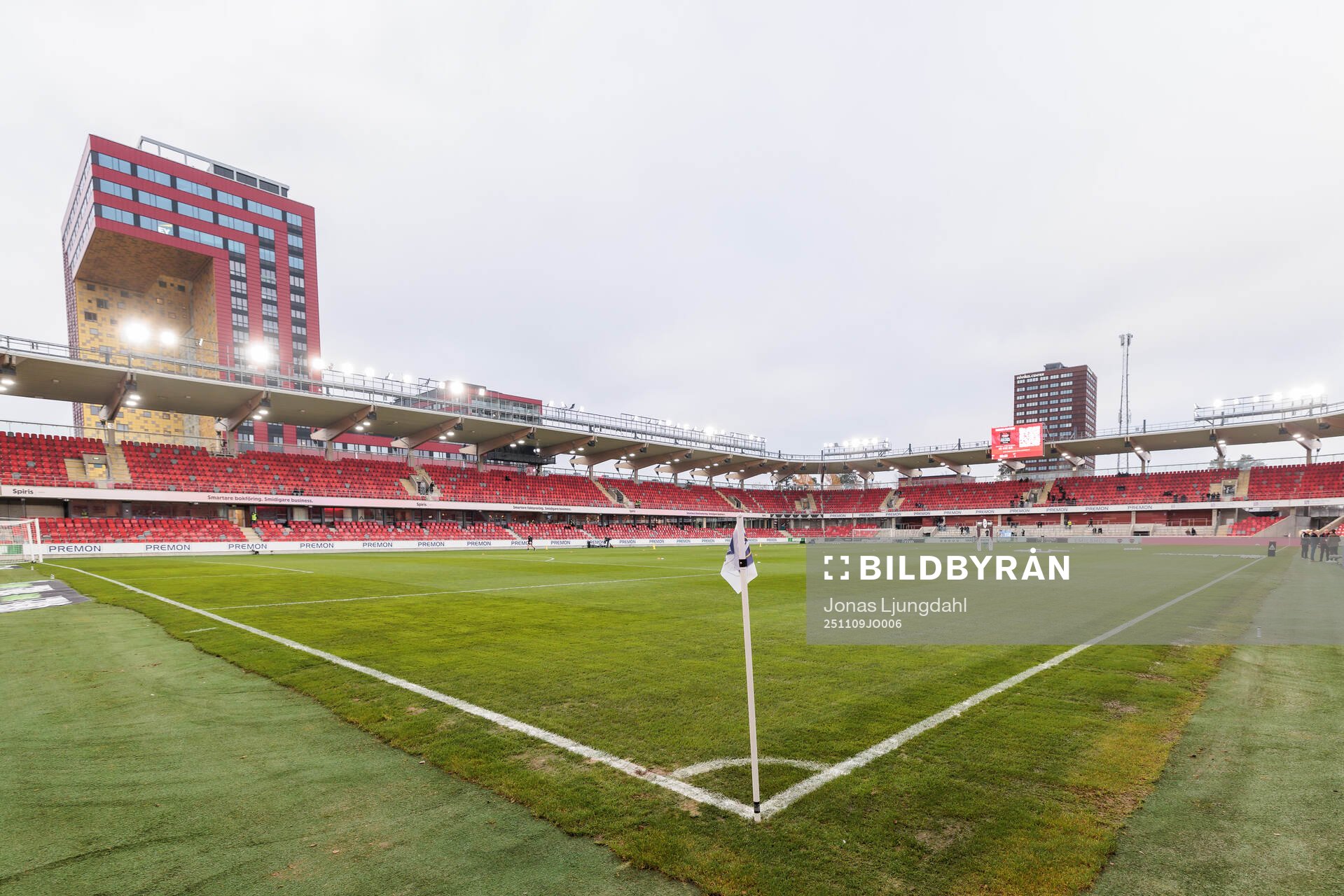 Interiör vy från Spiris arena
