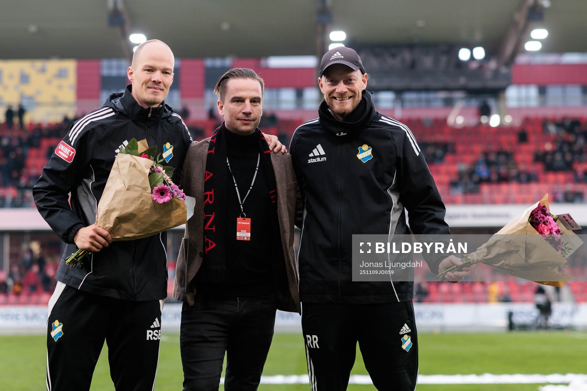 Östers målvaktstränare Rasmus Rydén och fystränare