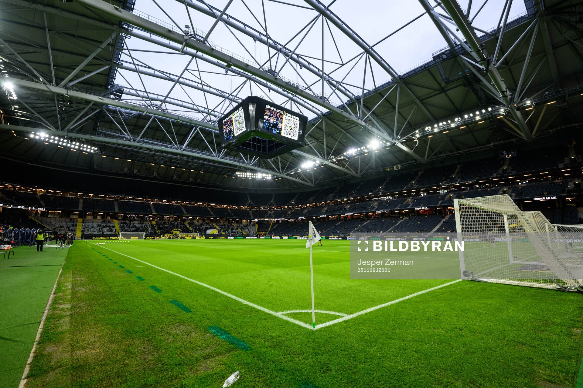 Interiör vy av Strawberry Arena