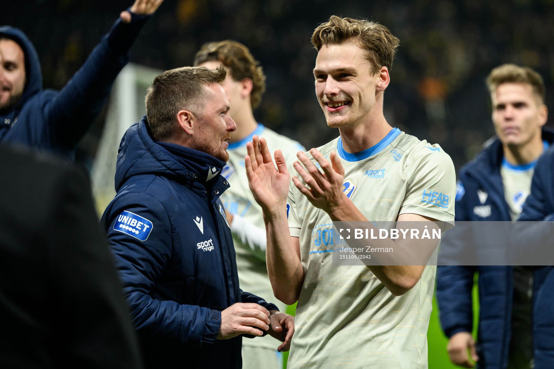 Halmstads Villiam Granath jublar