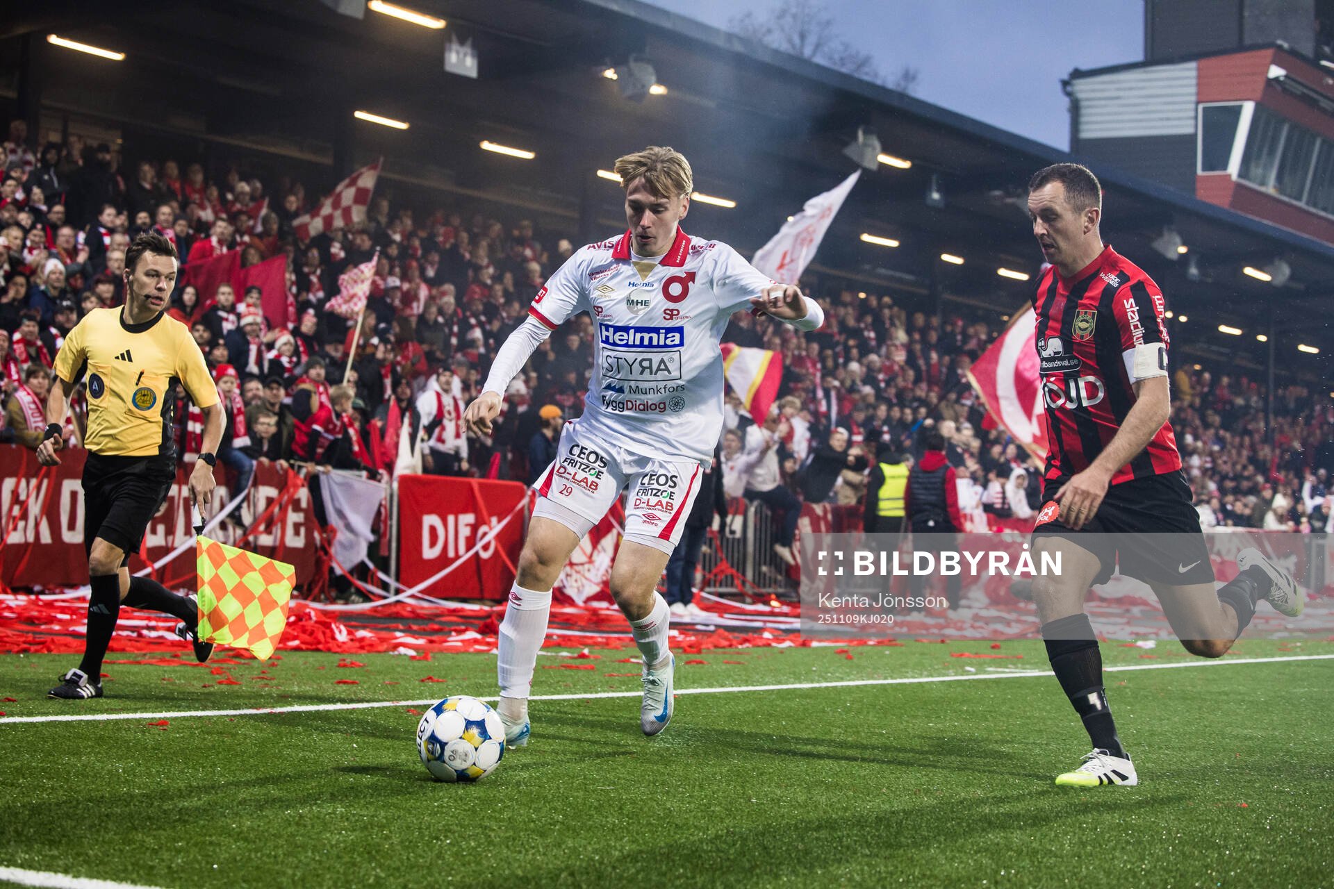 Degerfors Santeri Haarala och Brommapojkarnas Even Hovland