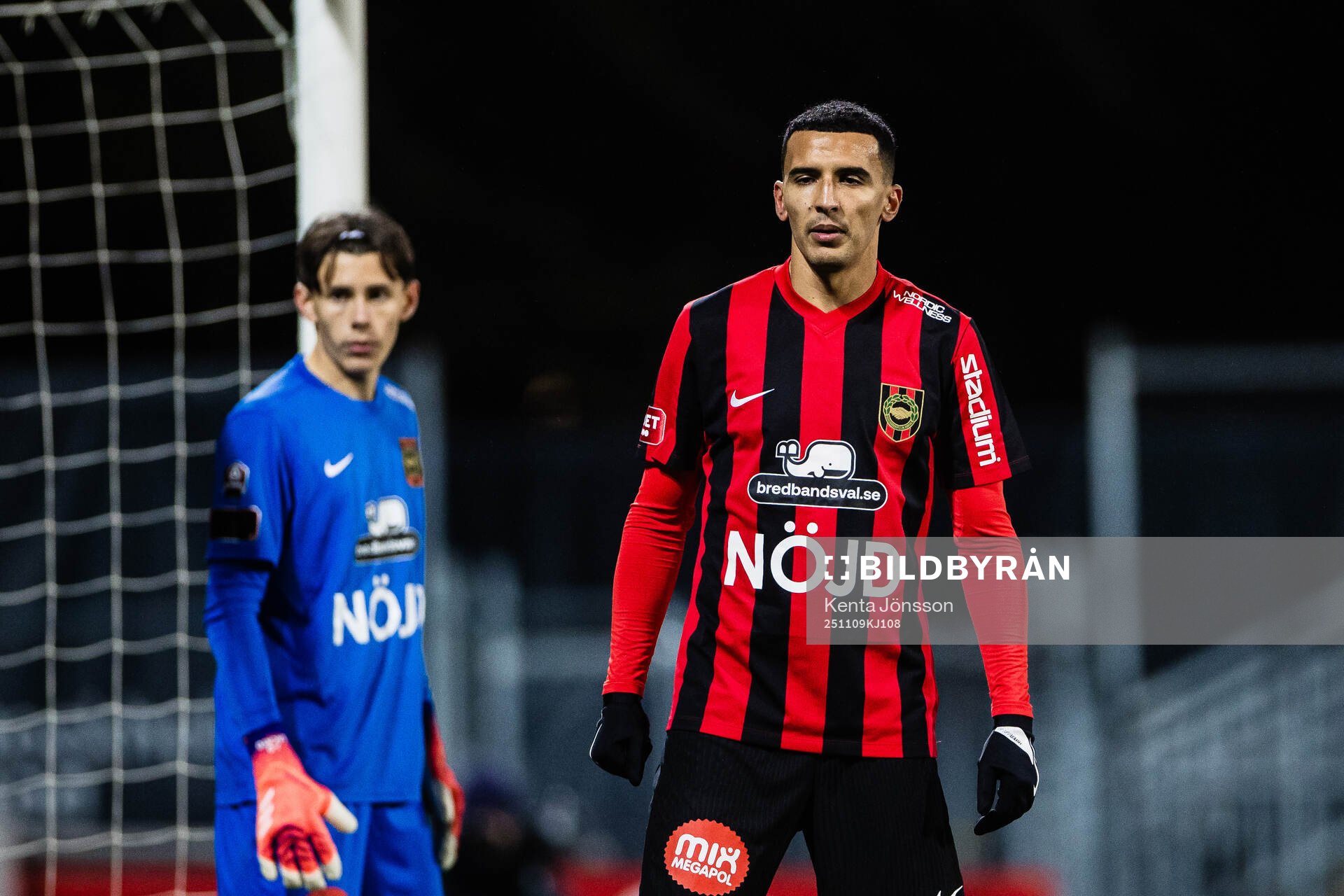 Brommapojkarnas Nabil Bahoui deppar