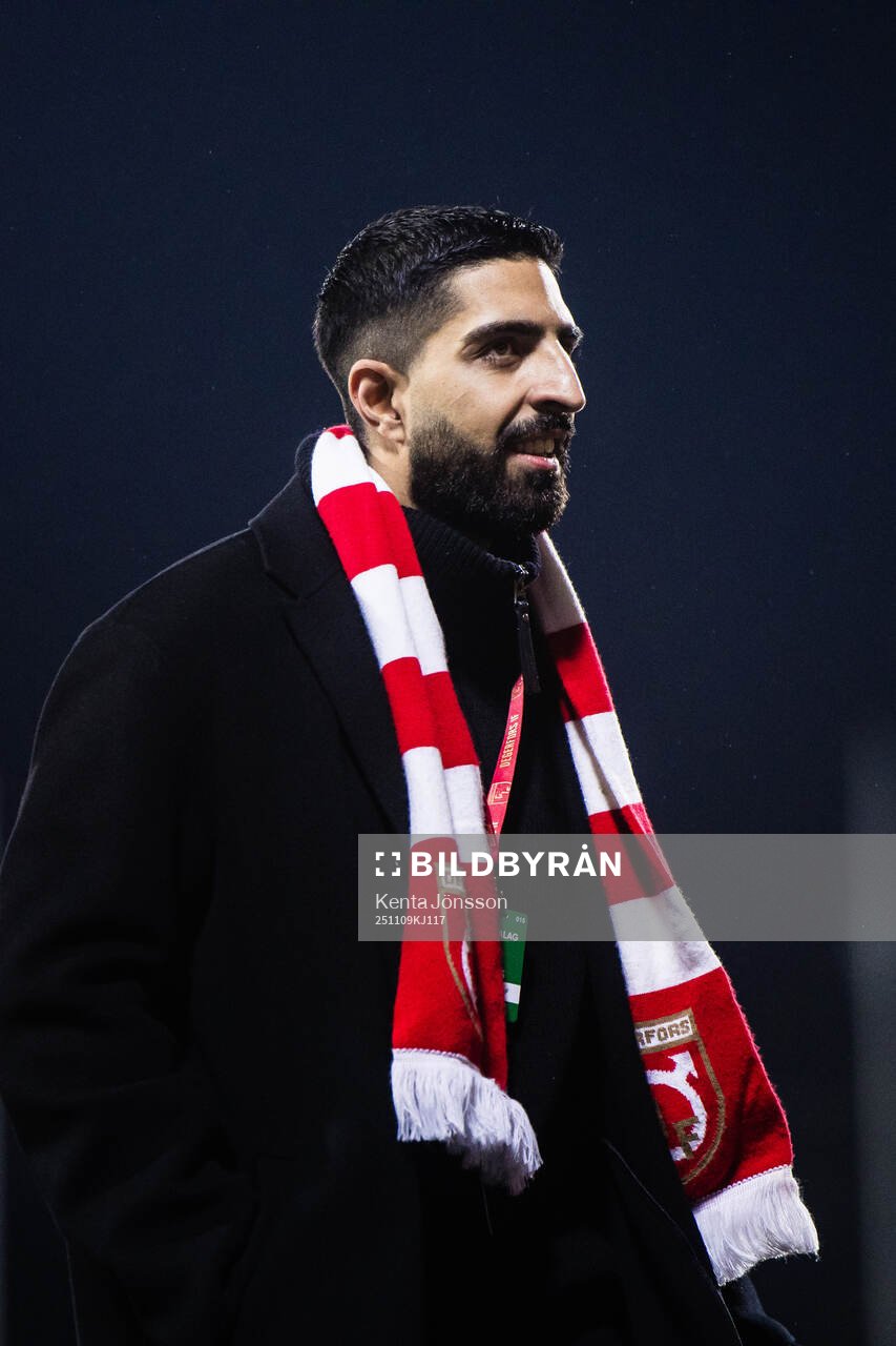 Degerfors assisterande sportchef Sean Sabetkar