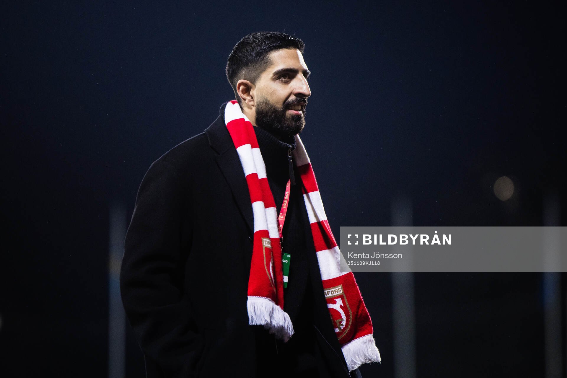 Degerfors assisterande sportchef Sean Sabetkar