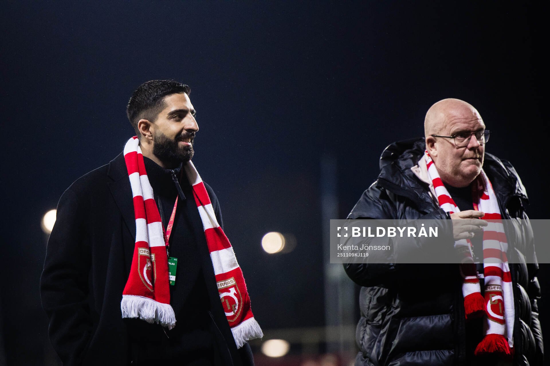 Degerfors assisterande sportchef Sean Sabetkar och