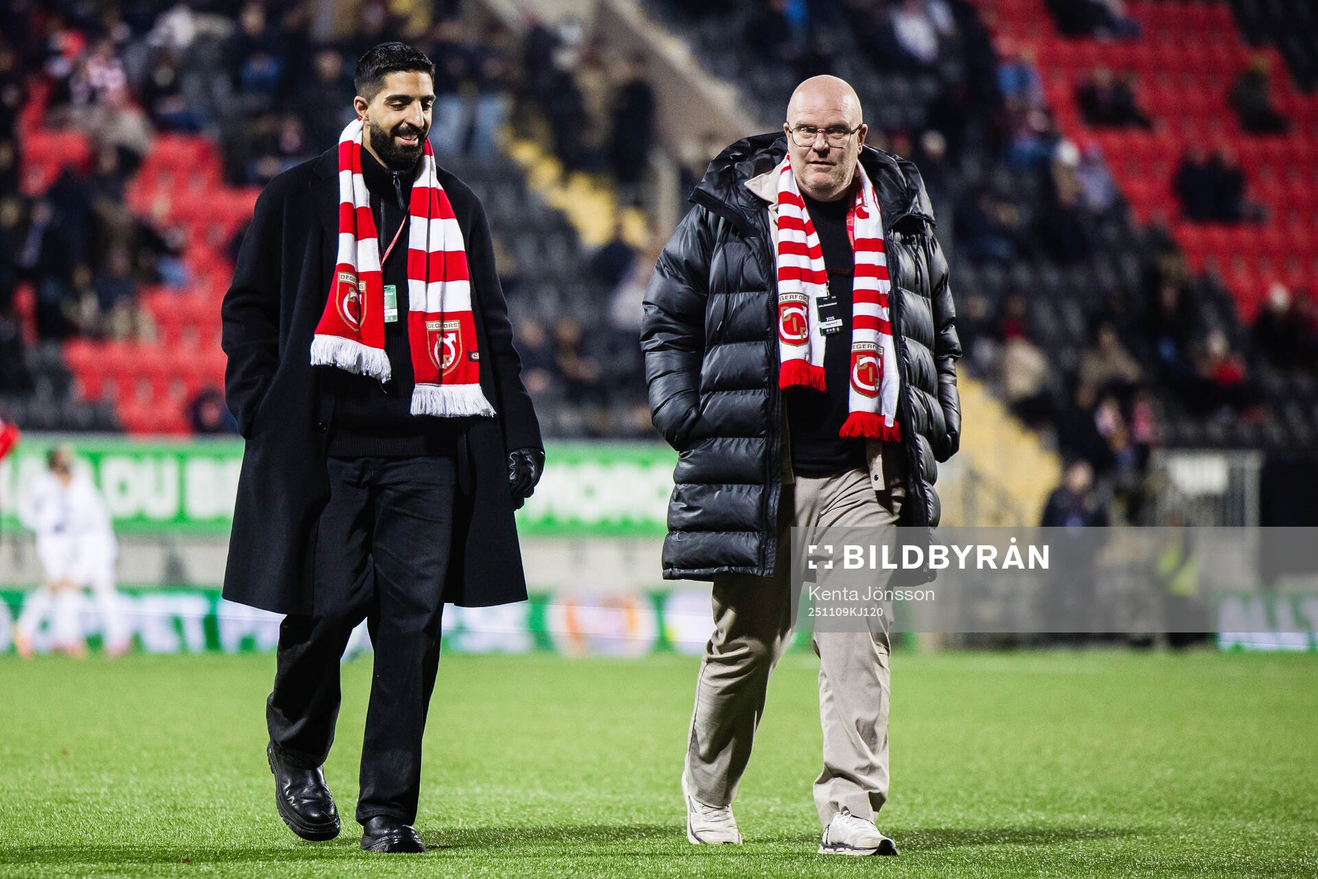 Degerfors assisterande sportchef Sean Sabetkar och