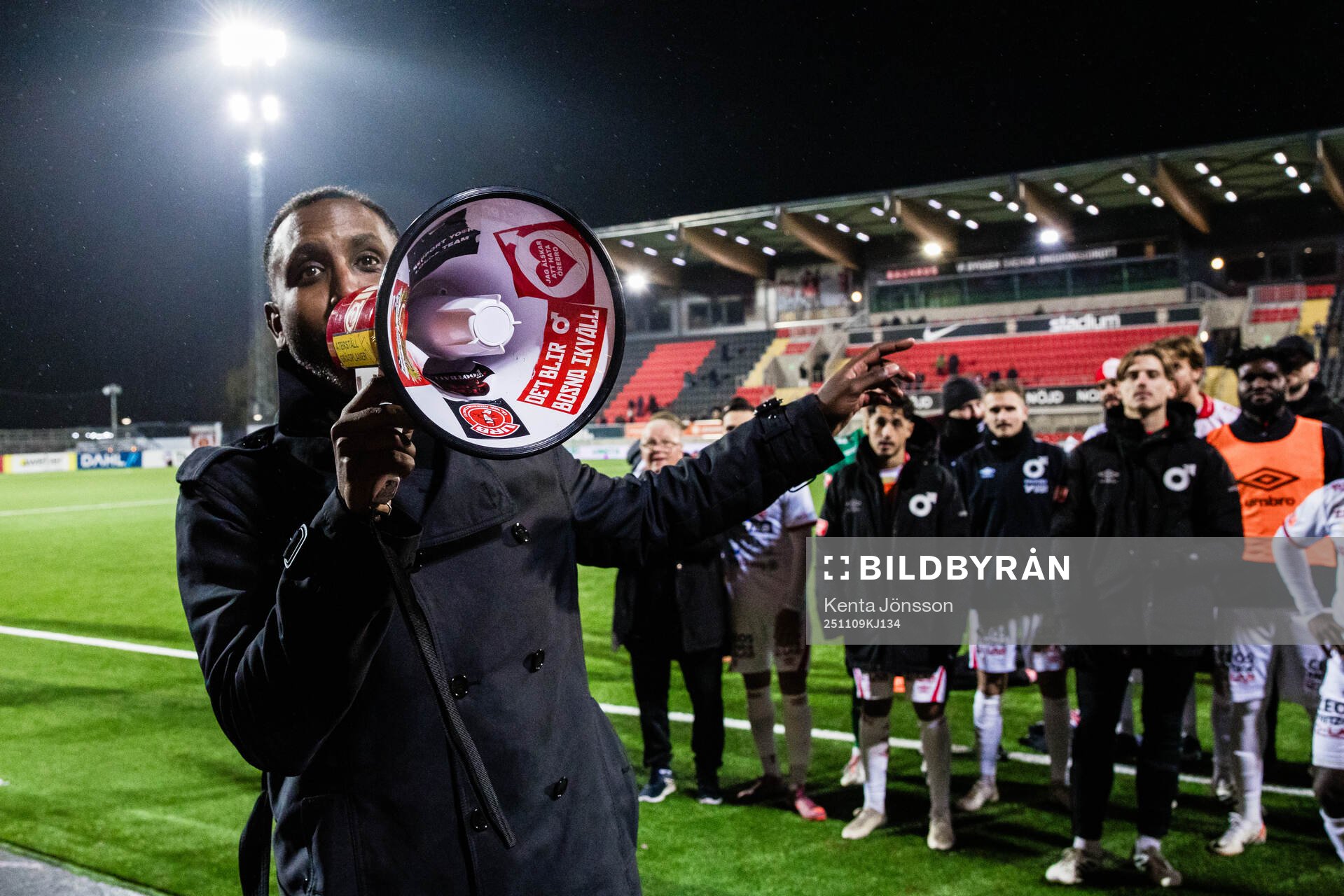 Degerfors tränare Henok Goitom