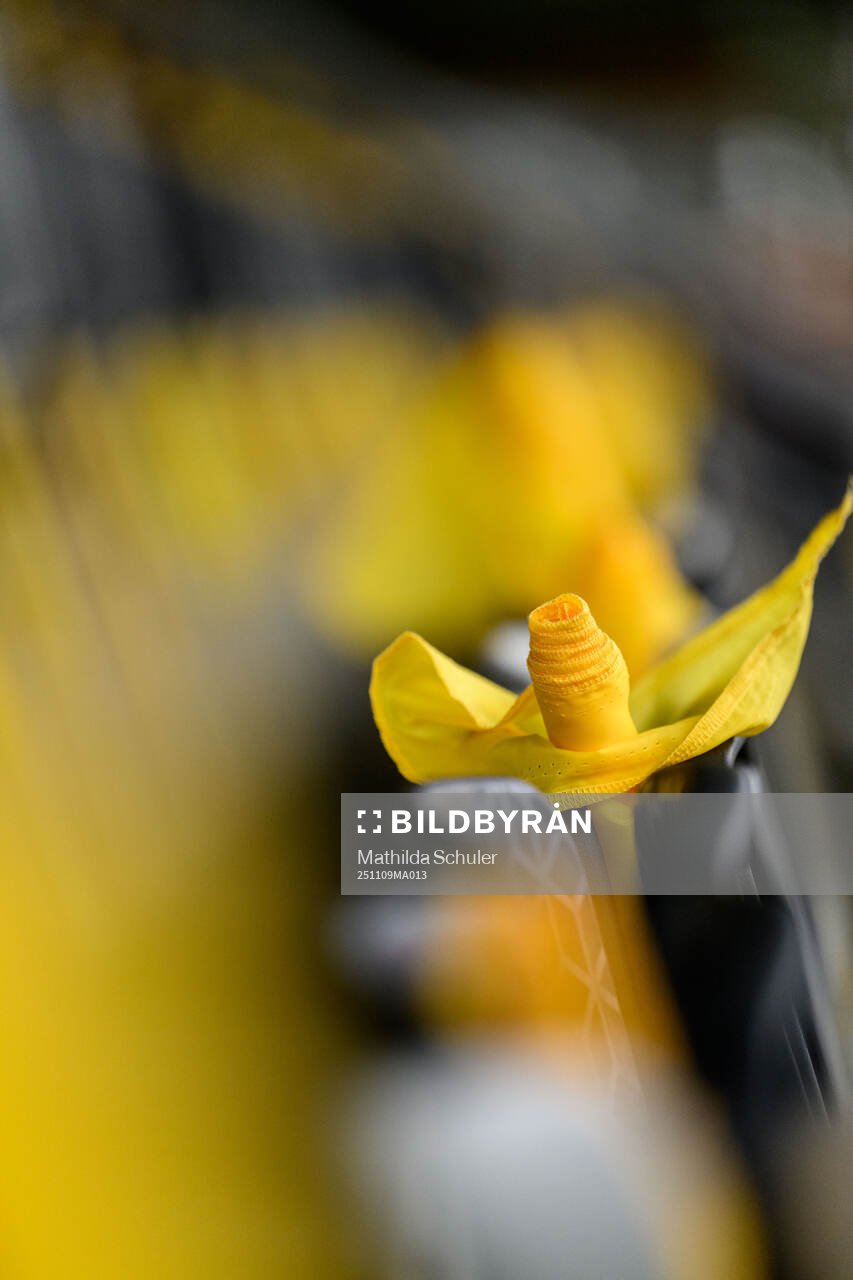 Flaggor på sittplats
