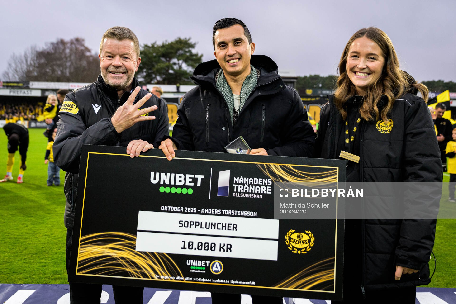 Mjällbys tränare Anders Torstensson tilldelas pris som