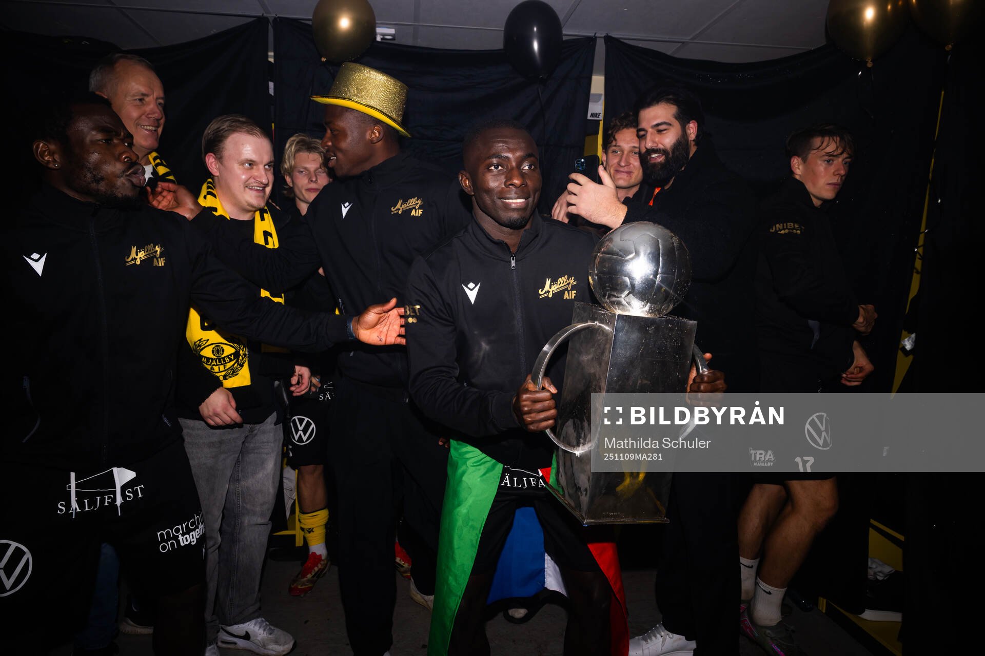 under fotbollsmatchen i Allsvenskan mellan Mjällby och