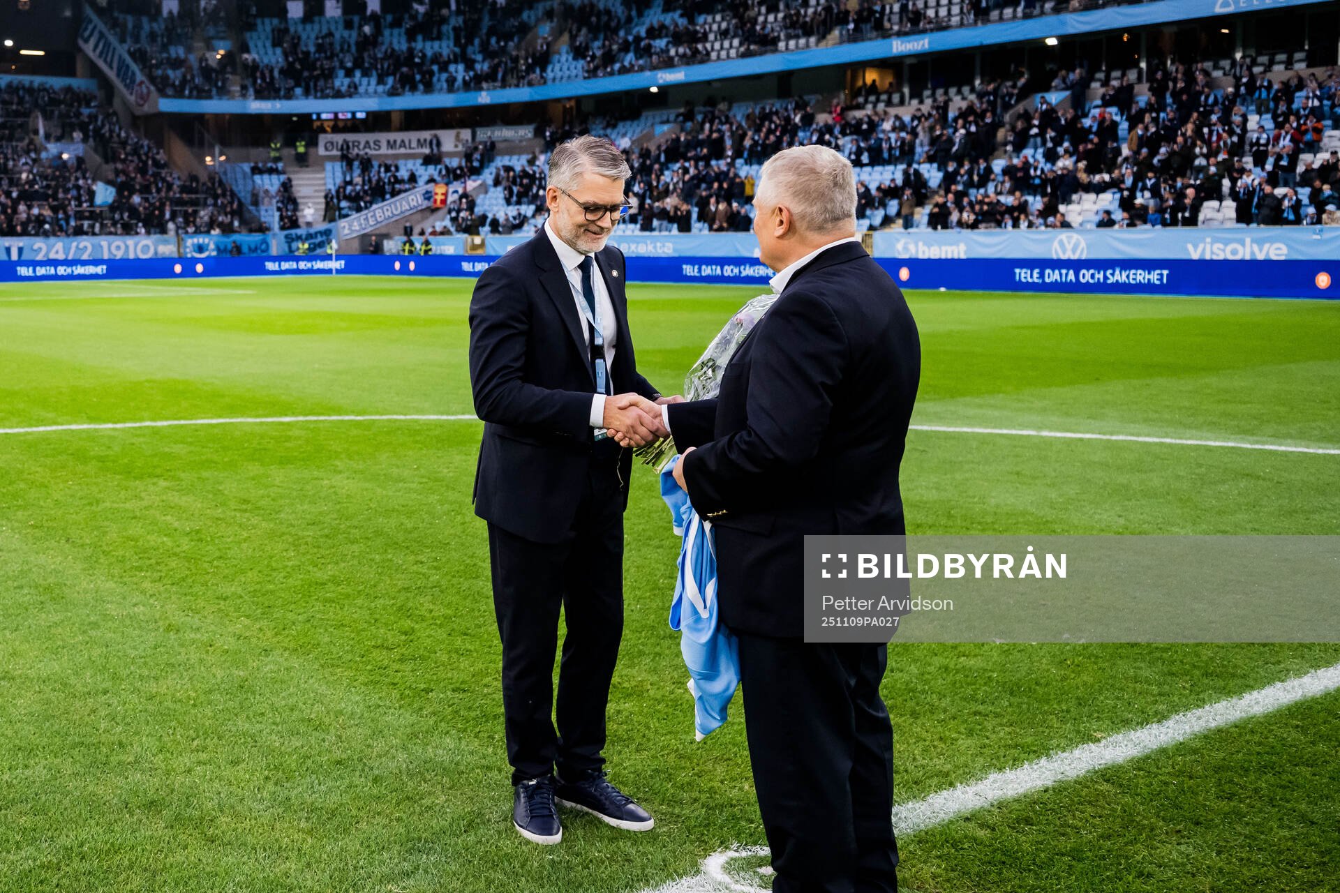 Malmö FFs vd Niclas Carlnén och ordförande Anders