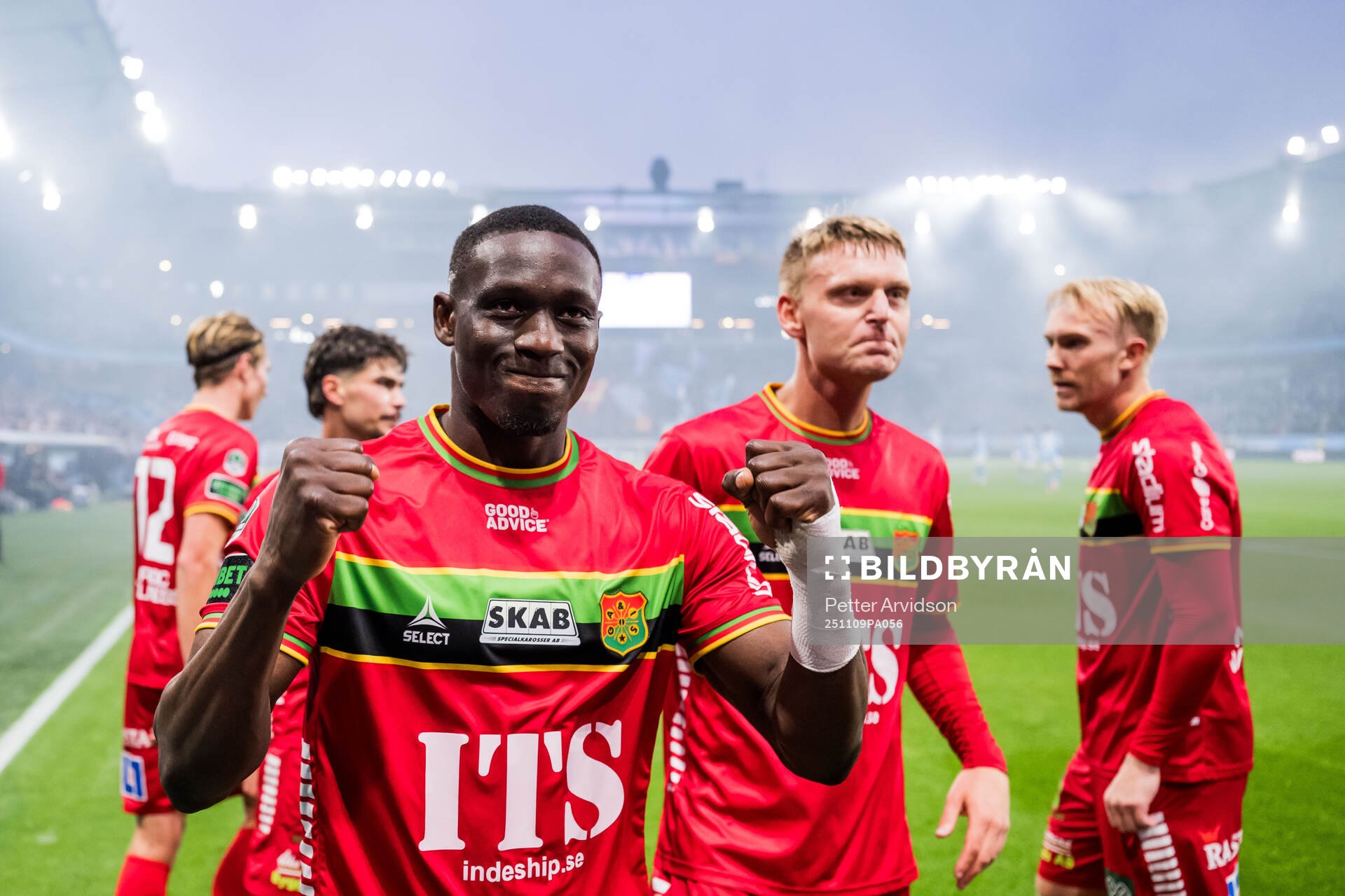 GAISs Ibrahim Diabate jublar