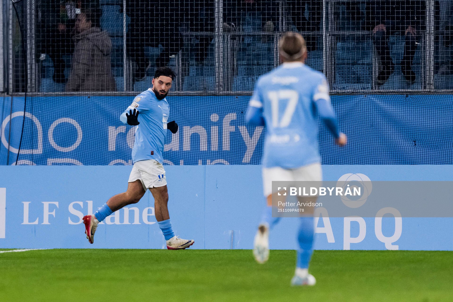 Malmö FFs Sead Haksabanovic jublar