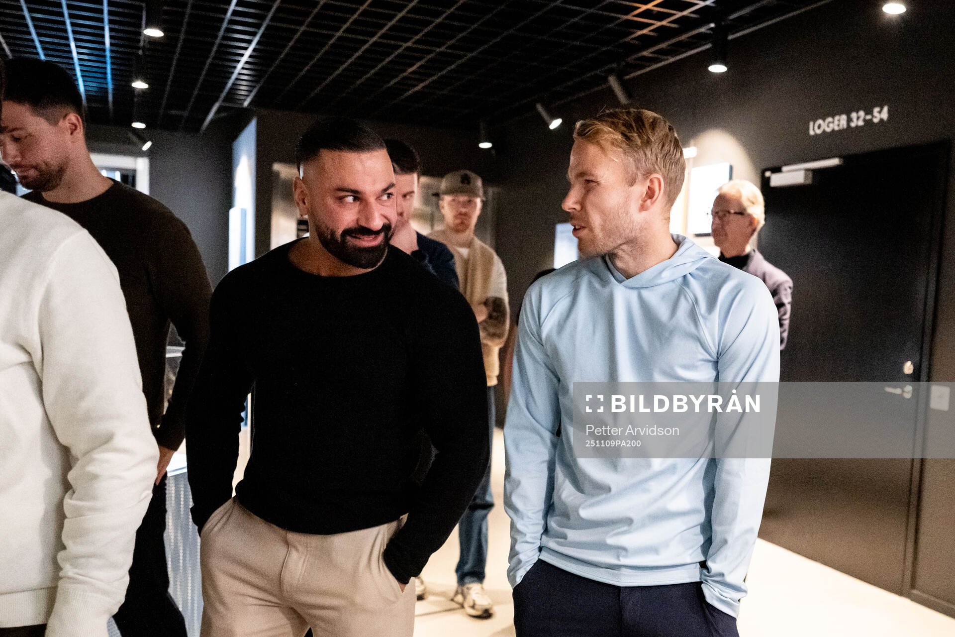 Josef Ahmad och Oscar Lewicki när