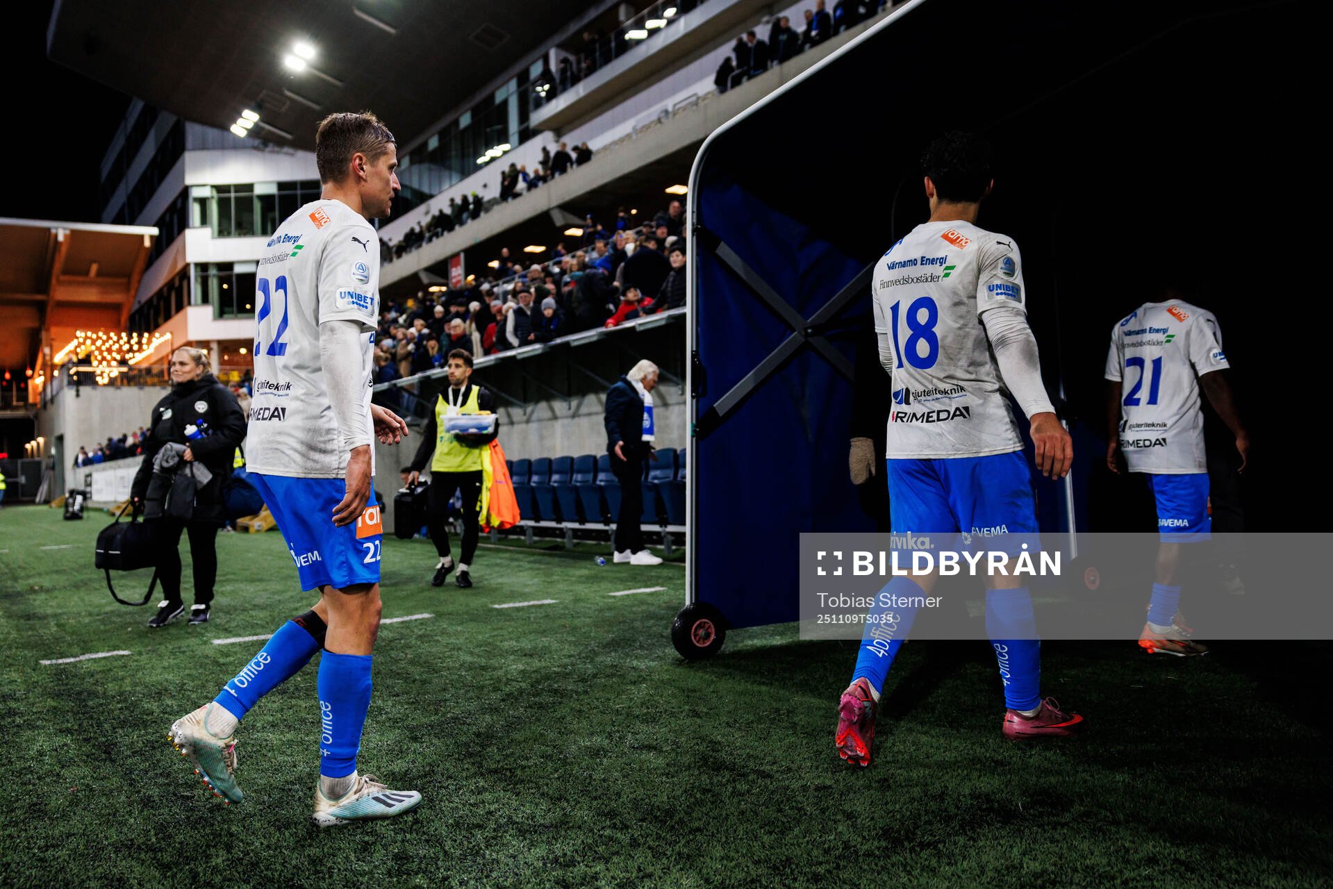 Värnamos Simon Thern och Mohammad Alsalkhadi deppar