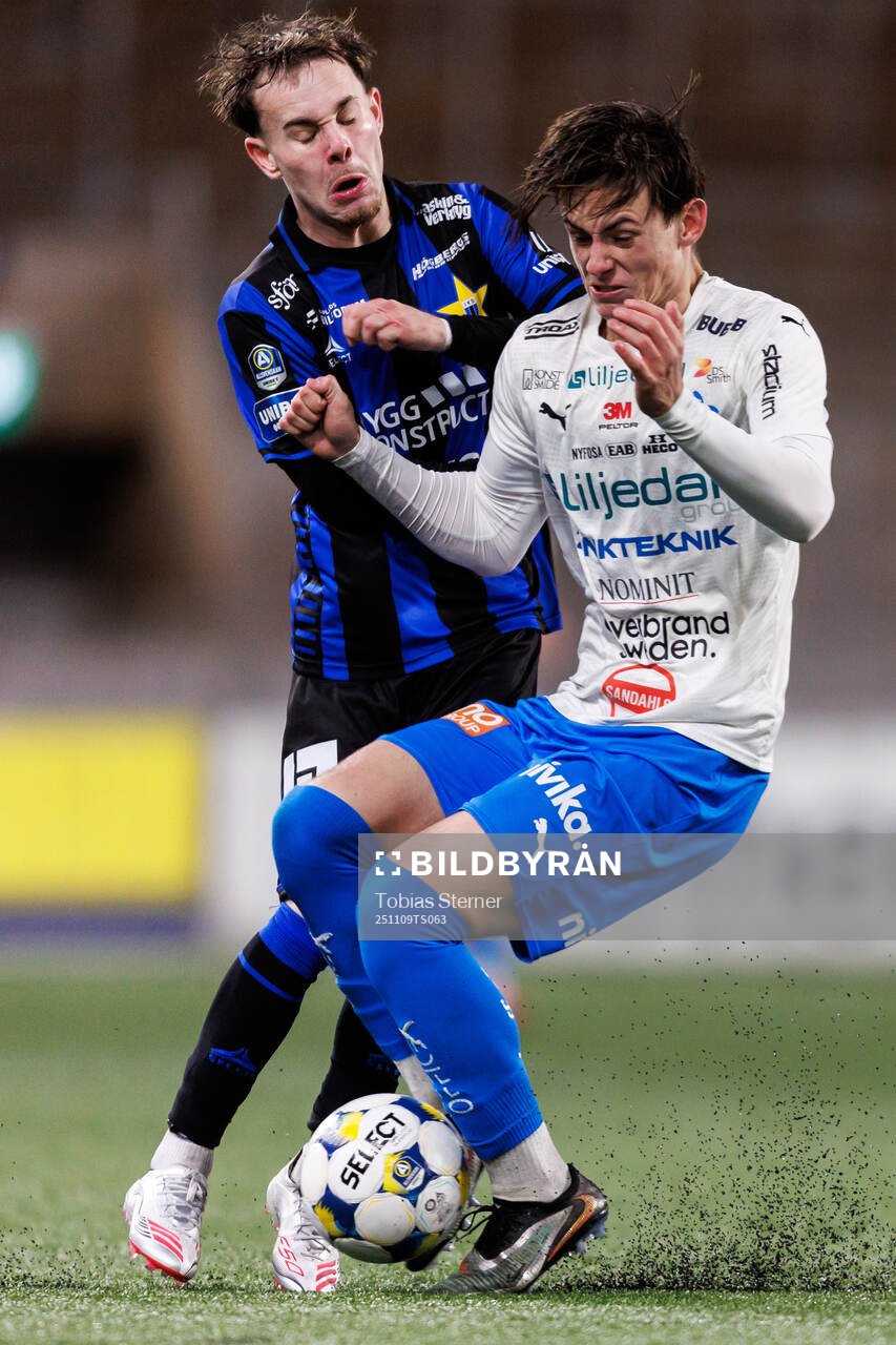 Sirius Neo Jönsson och Värnamos Armandas Raudonis