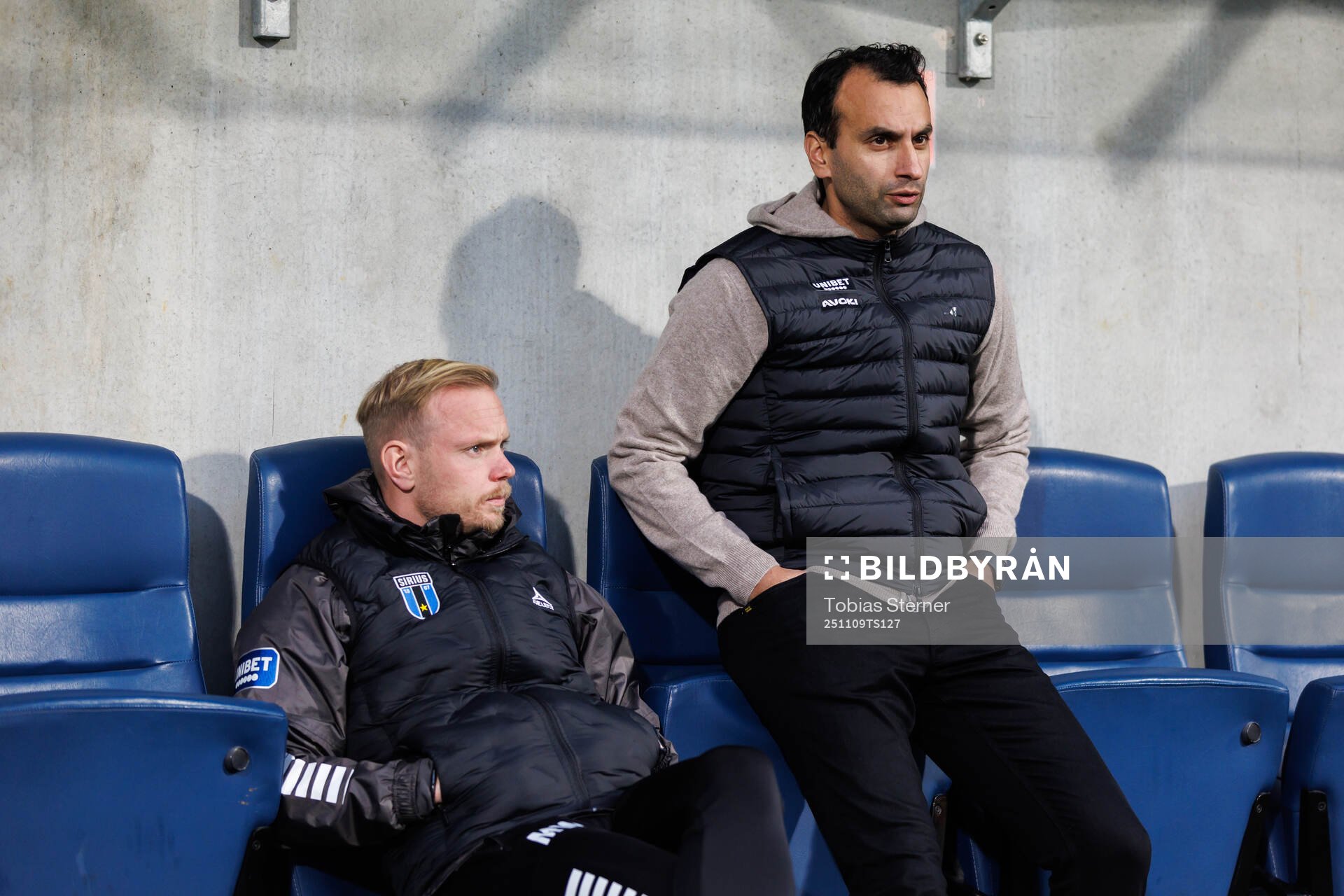 Sirius transition coach Max Westerberg och tränare Andreas