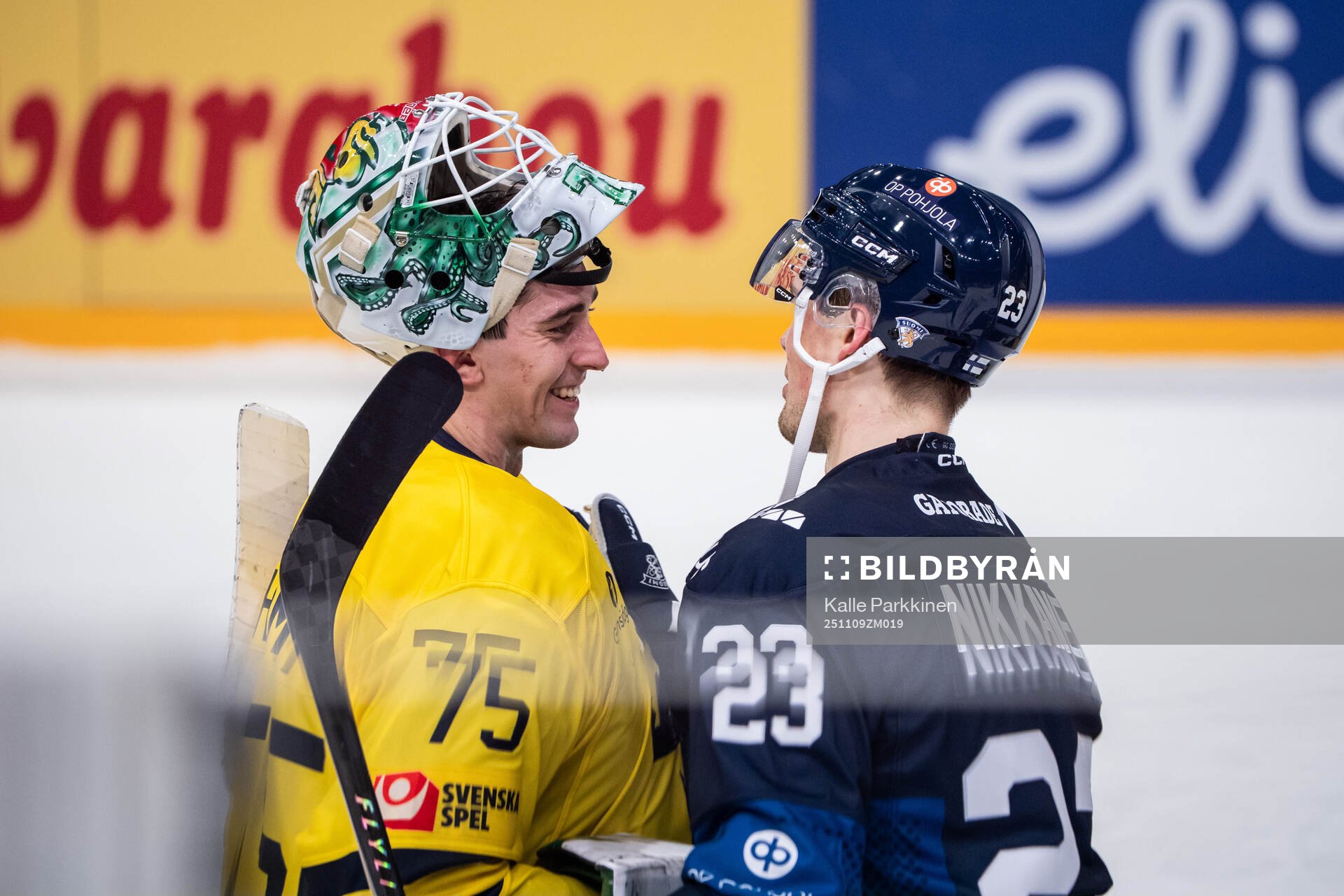 Arvid Holm of Sweden and Henri Nikkanen of Finland