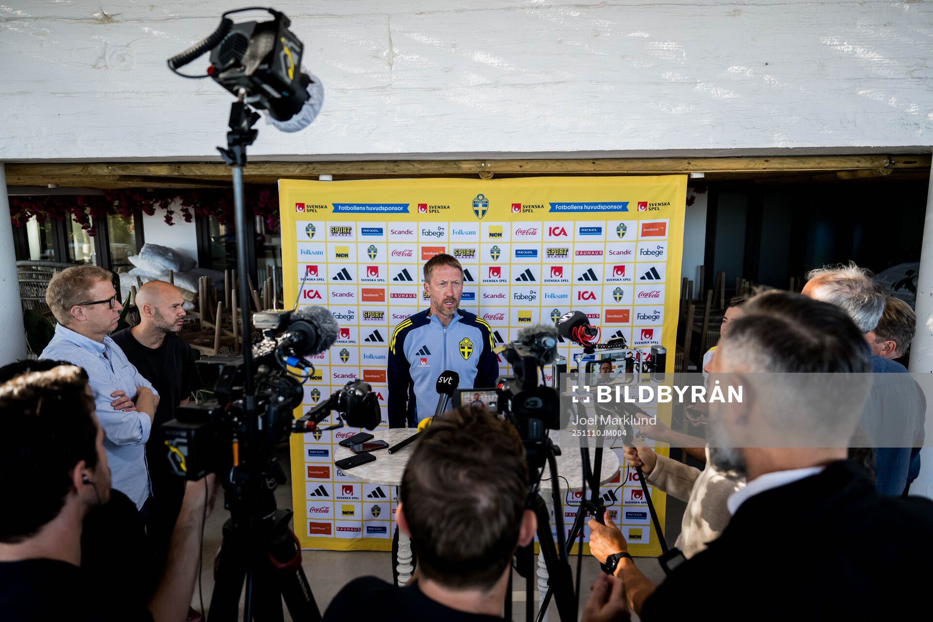 Head coach Graham Potter of the Swedish national football