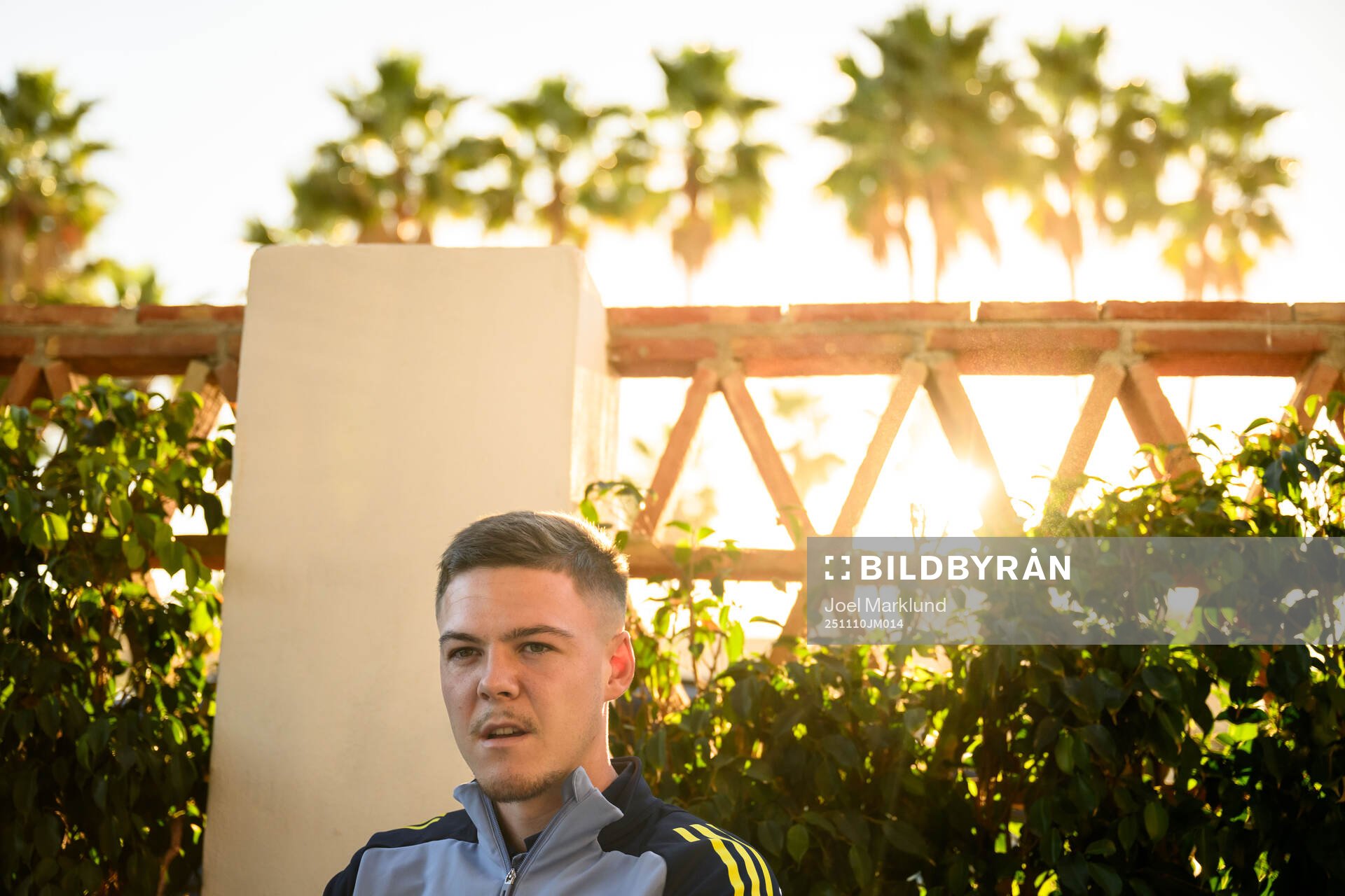 Emil Holm of the Swedish national football team