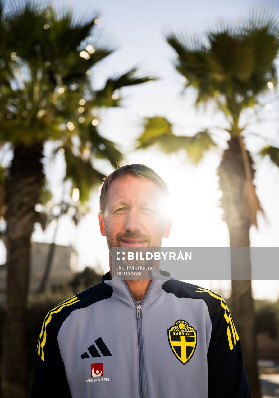 Head coach Graham Potter of the Swedish national football