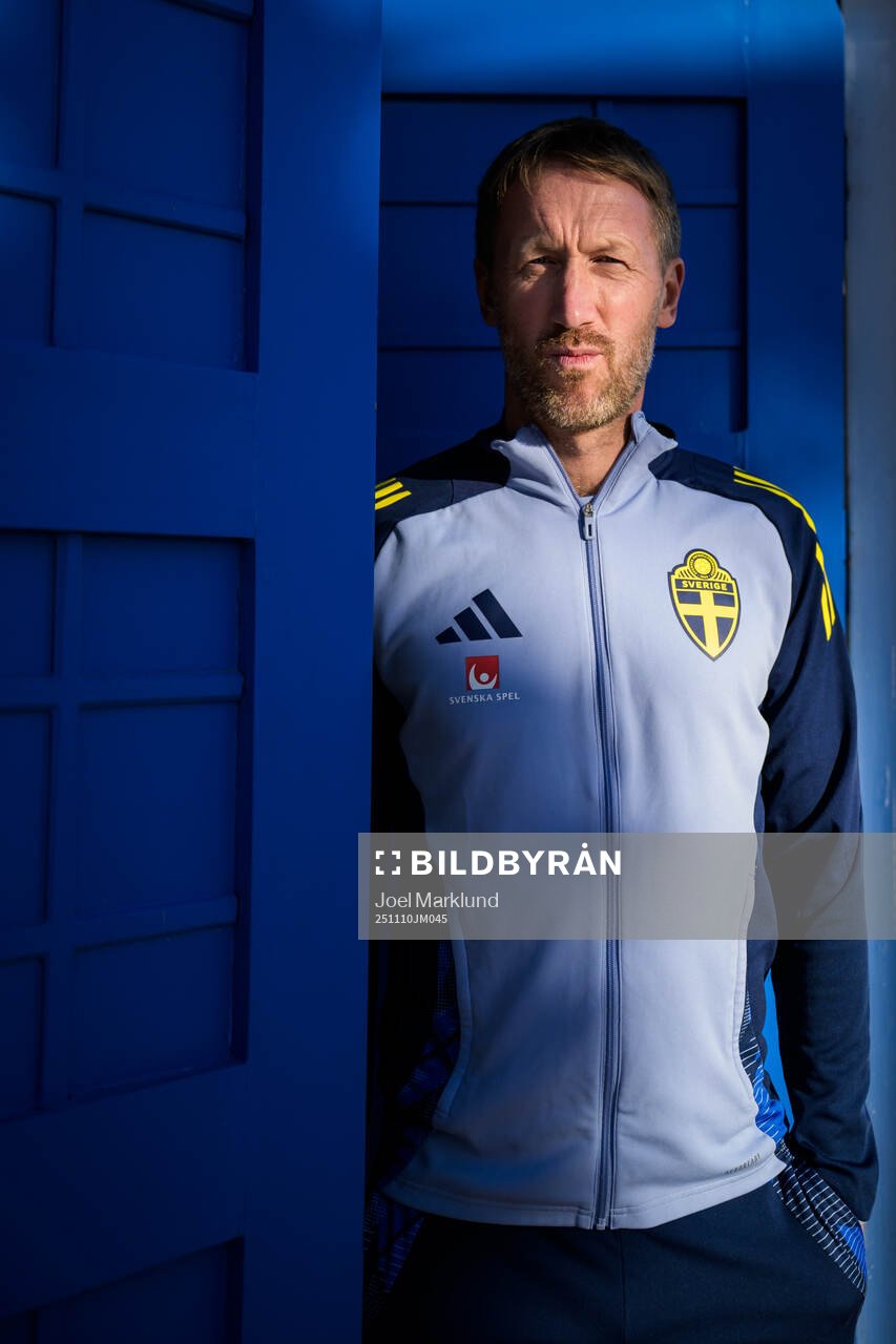 Head coach Graham Potter of the Swedish national football