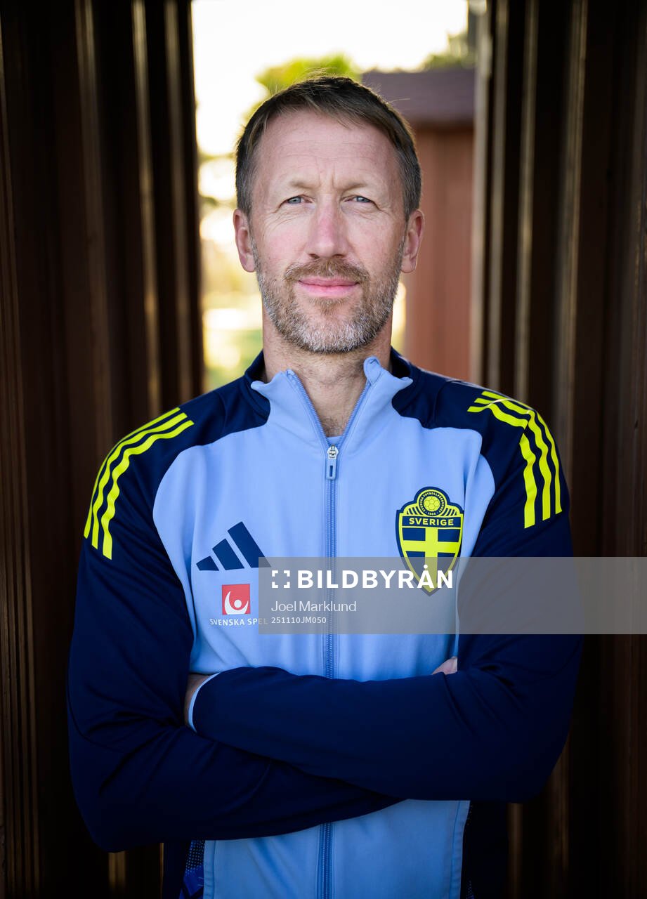 Head coach Graham Potter of the Swedish national football