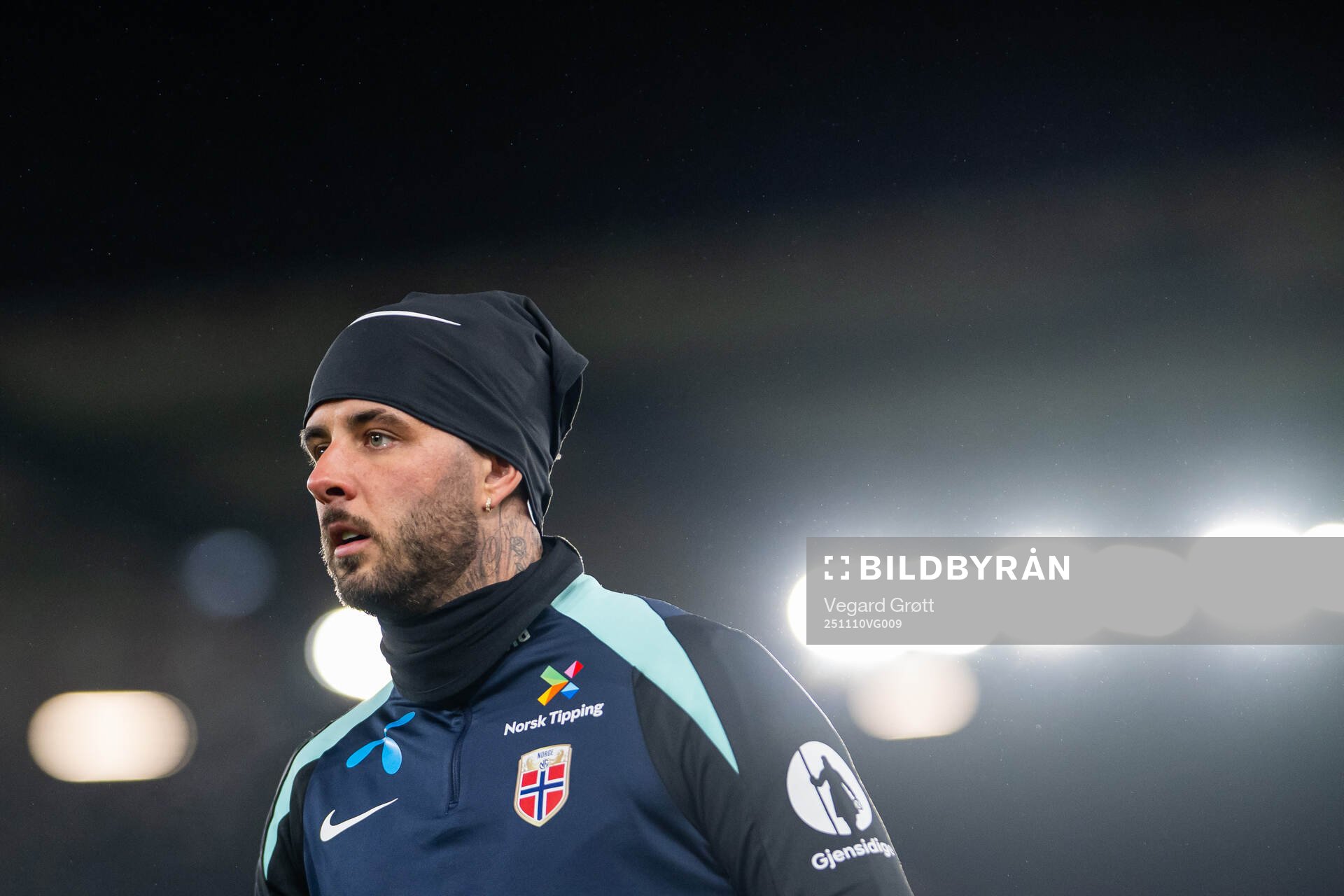 Aron Bizet Dønnum of the Norwegian national football team