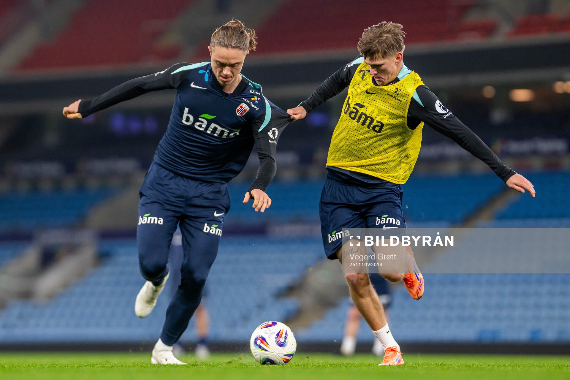 Thelo Aasgaard and David Møller Wolfe of the Norwegian