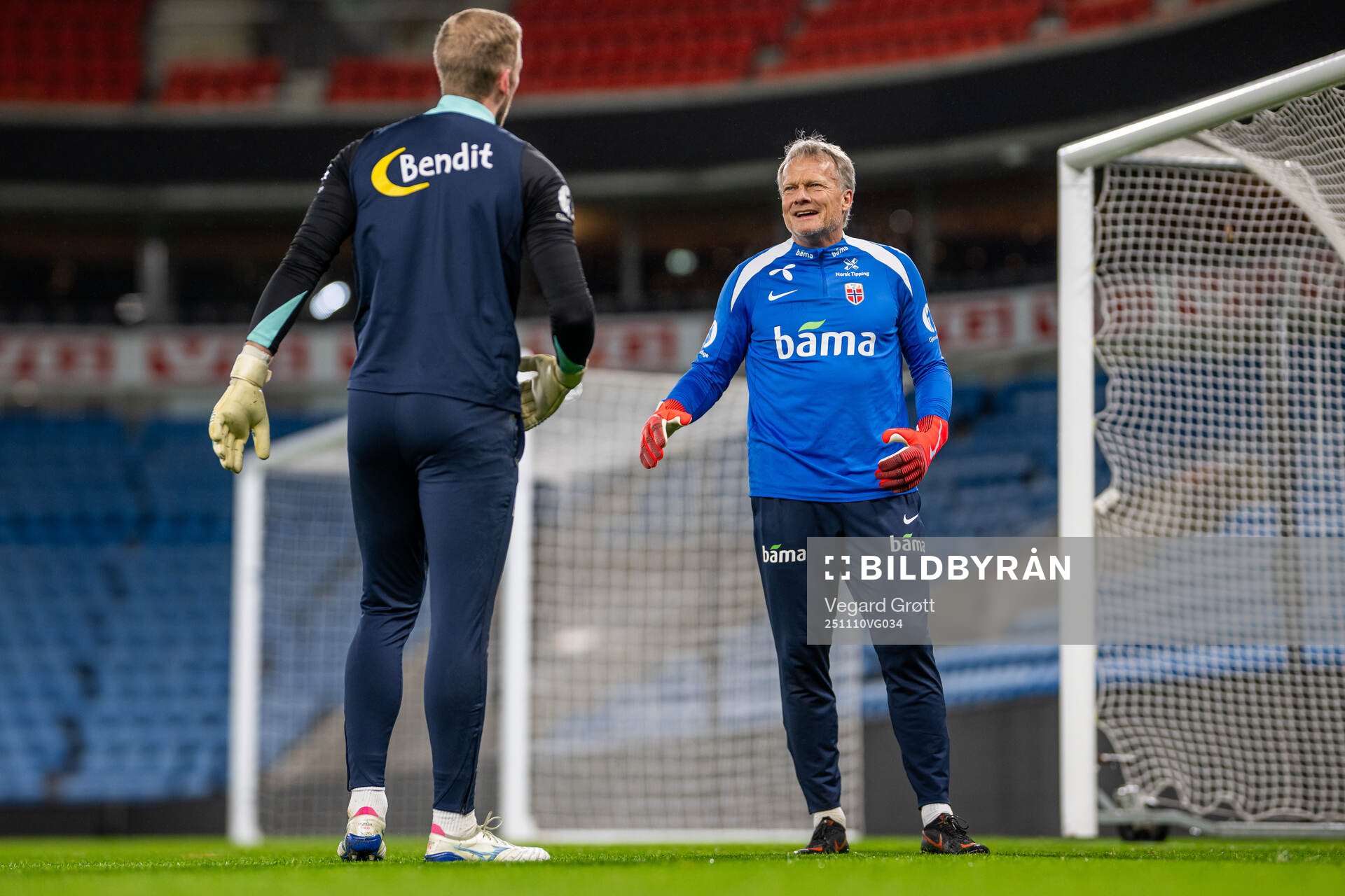 Frode Grodås, goalkeeper coach of the Norwegian national
