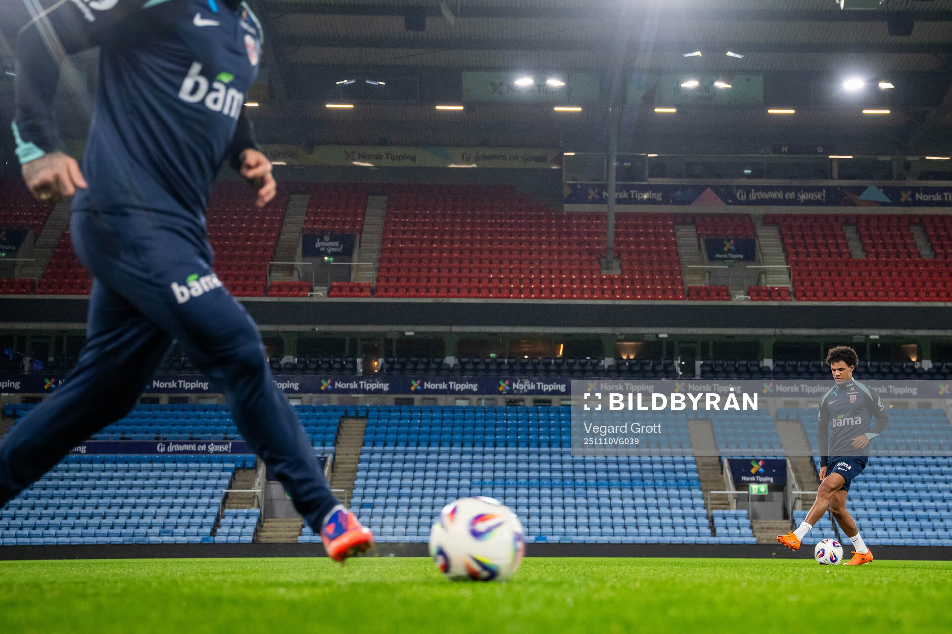 Oscar Bobb of the Norwegian national football team