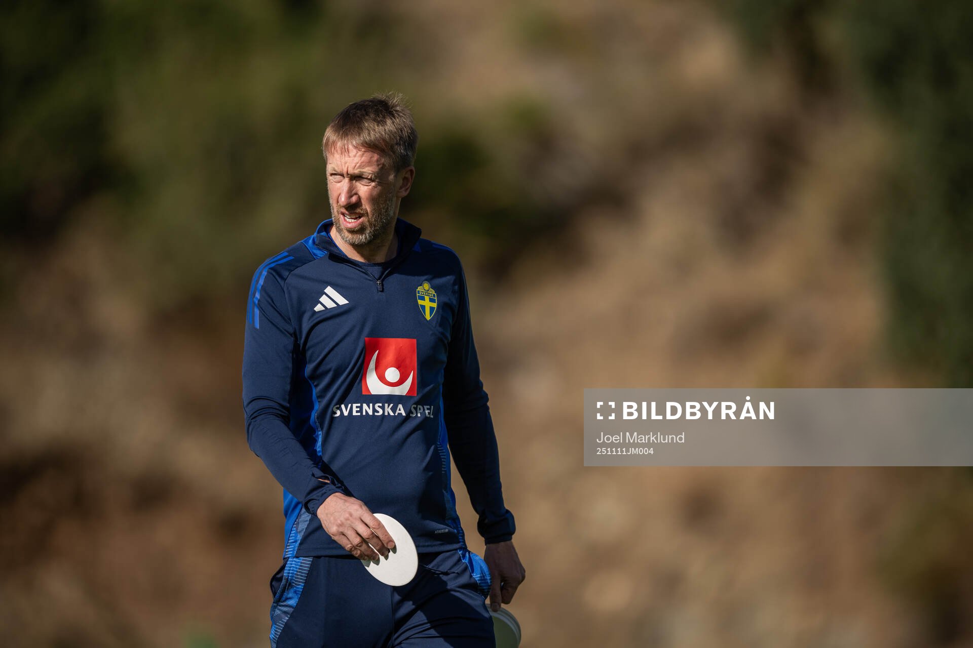 Head coach Graham Potter of the Swedish national football