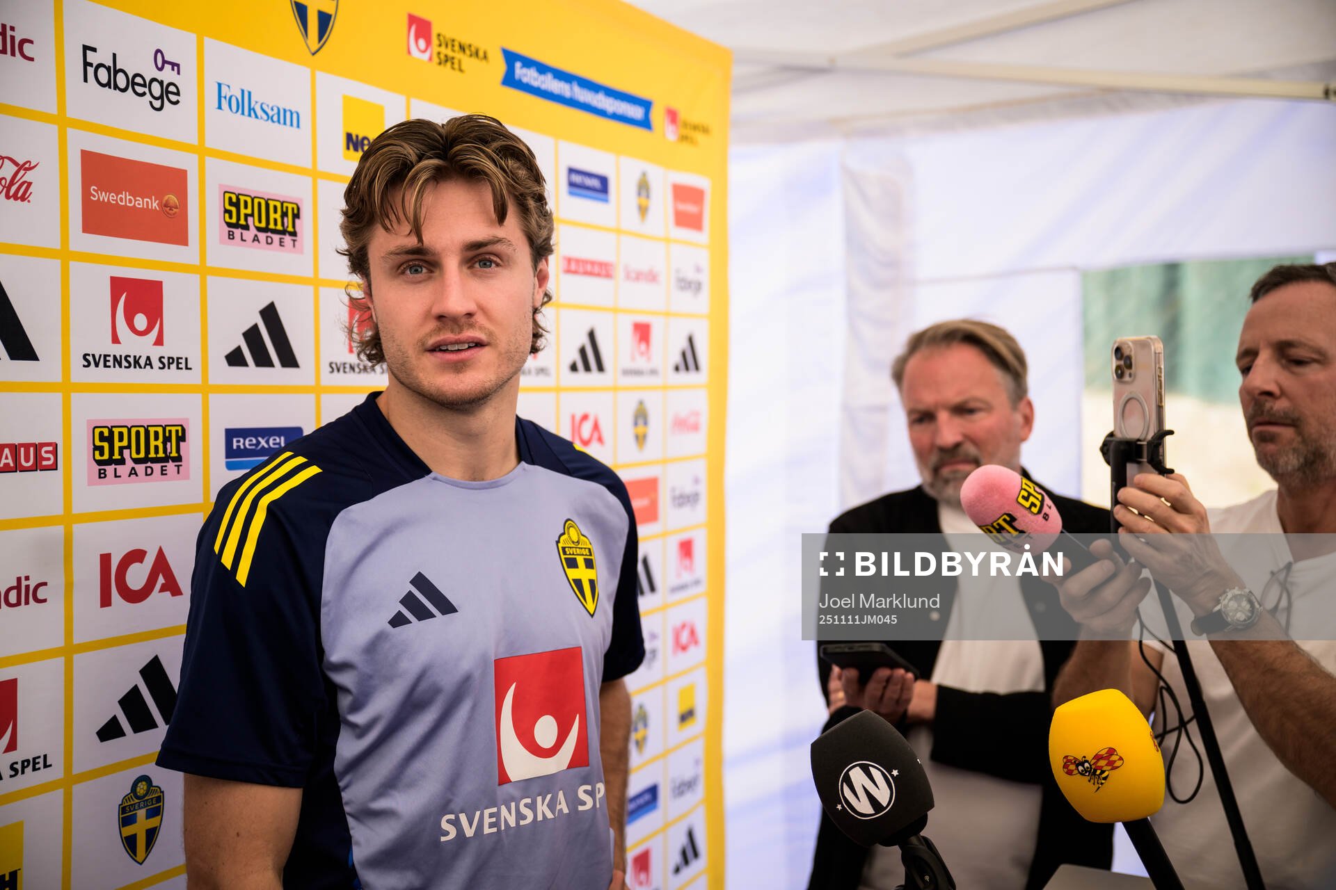 Mattias Svanberg of the Swedish national football team