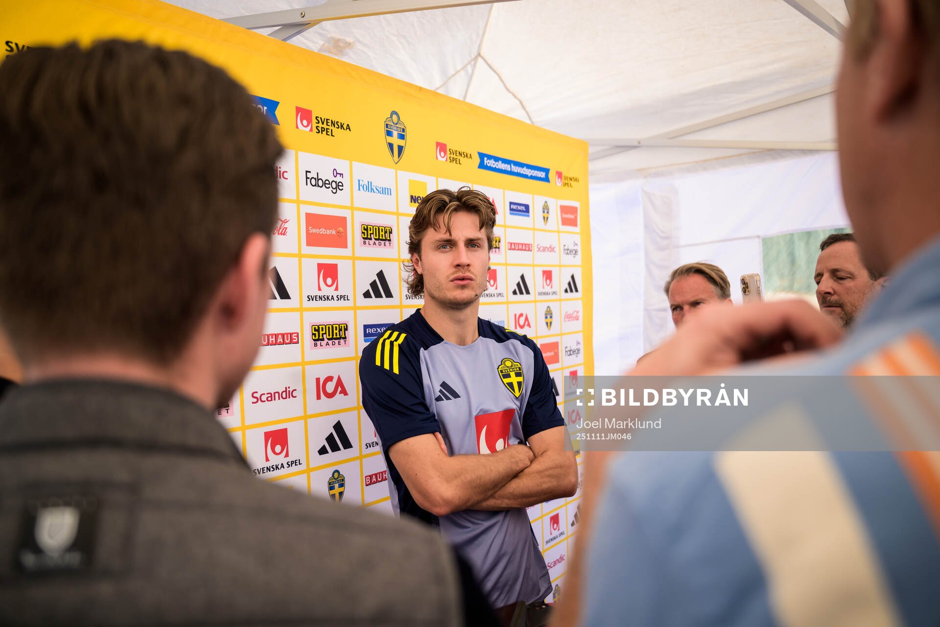 Mattias Svanberg of the Swedish national football team