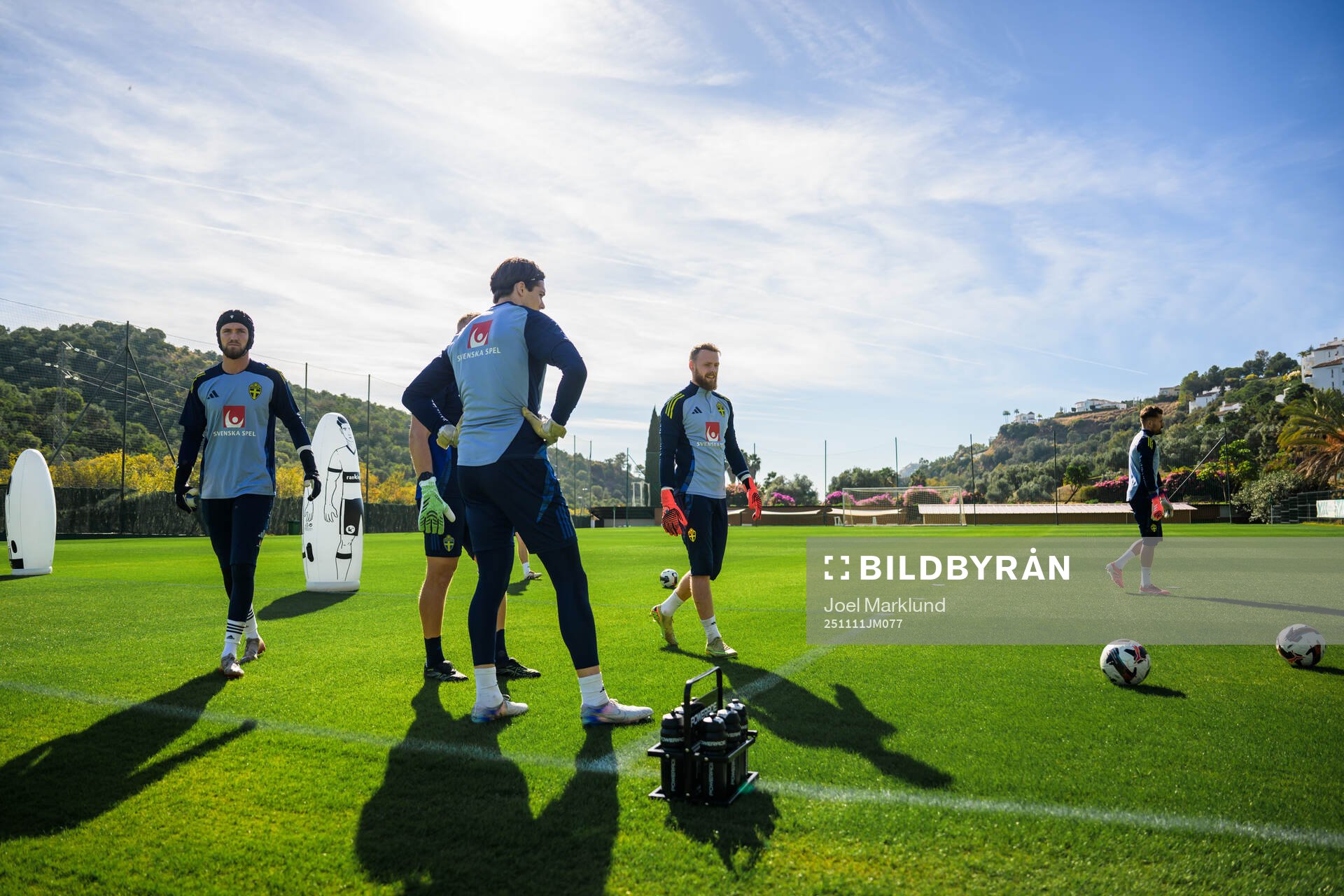 Goalkeepers Noel Törnqvist, Jacob Widell Zetterström,