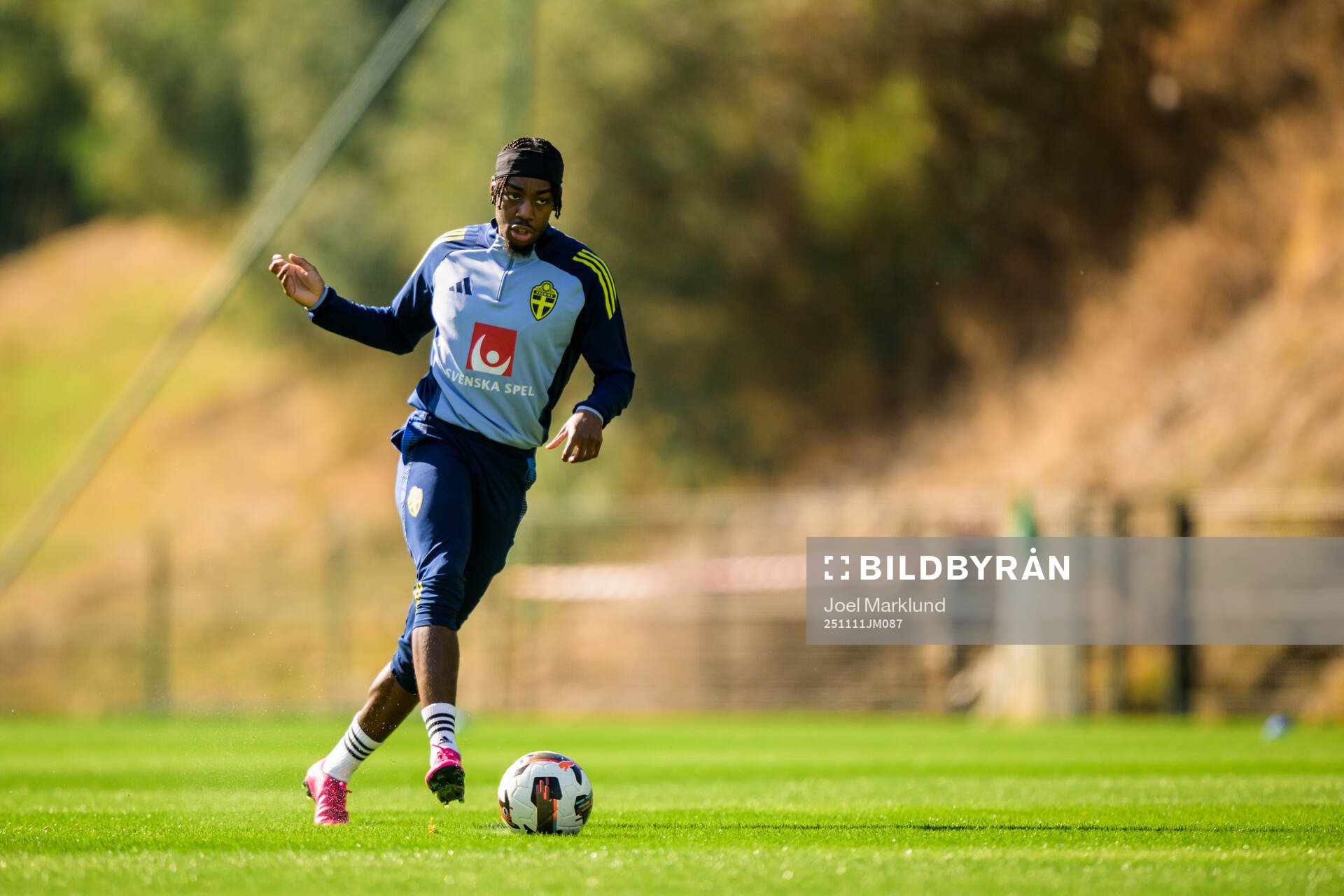 Anthony Elanga of the Swedish national football team