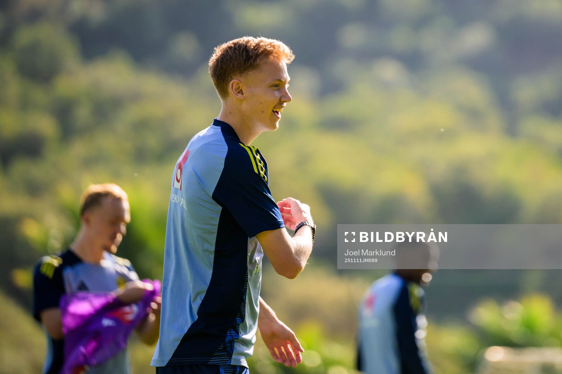 Hugo Larsson of the Swedish national football team