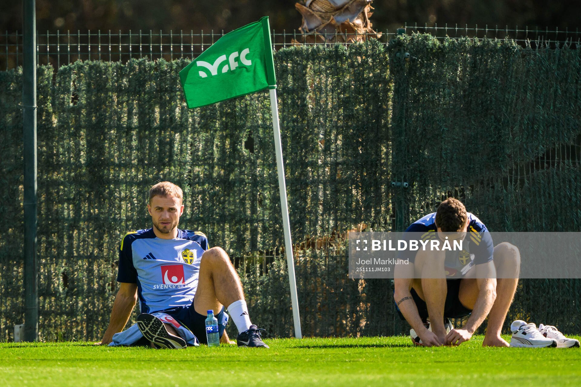 Gustav Lundgren and Gabriel Gudmundsson of the Swedish
