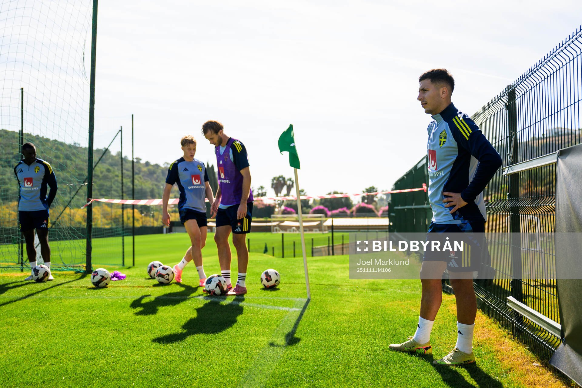 Roony Bardghji of the Swedish national football team