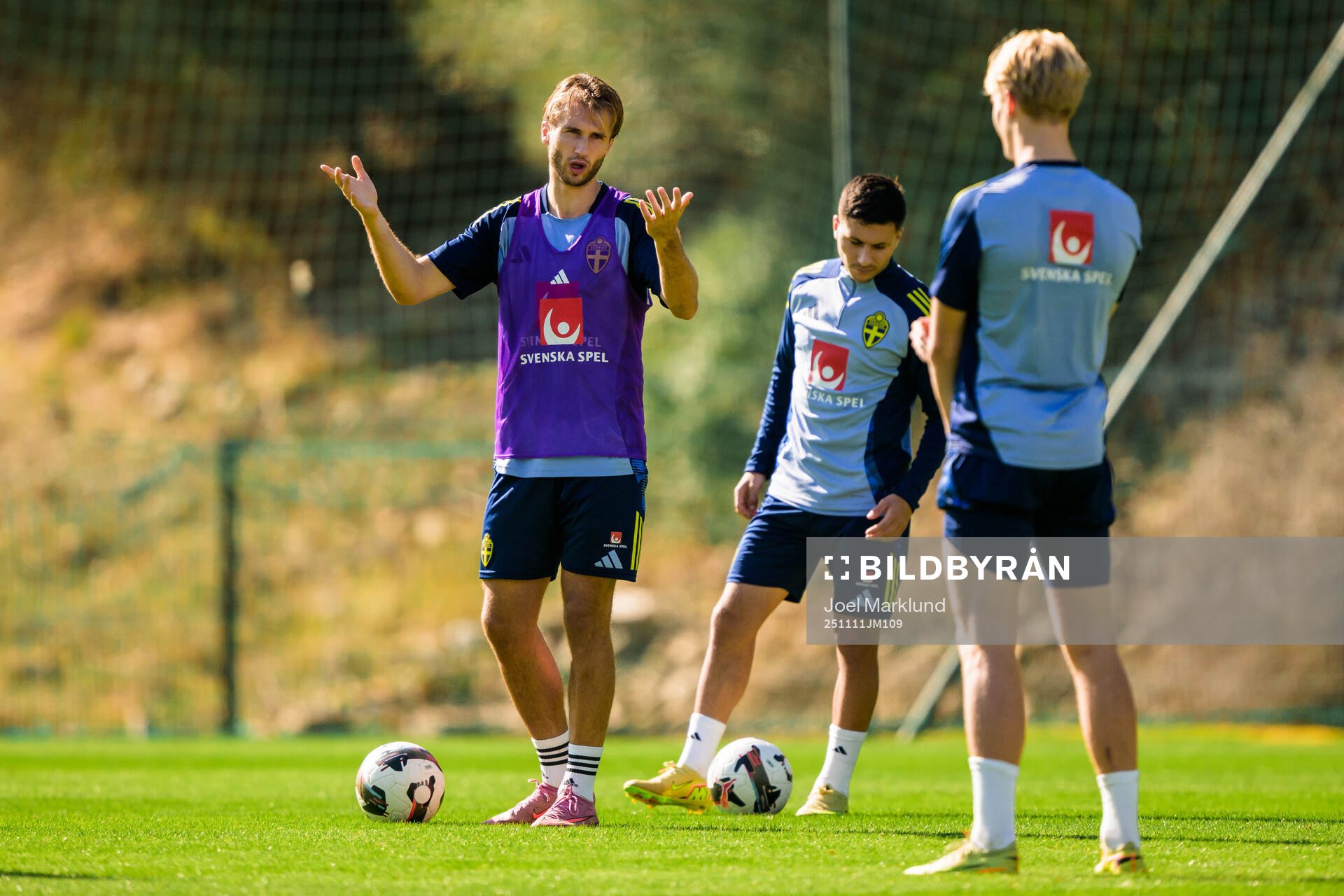 Benjamin Nygren of the Swedish national football team