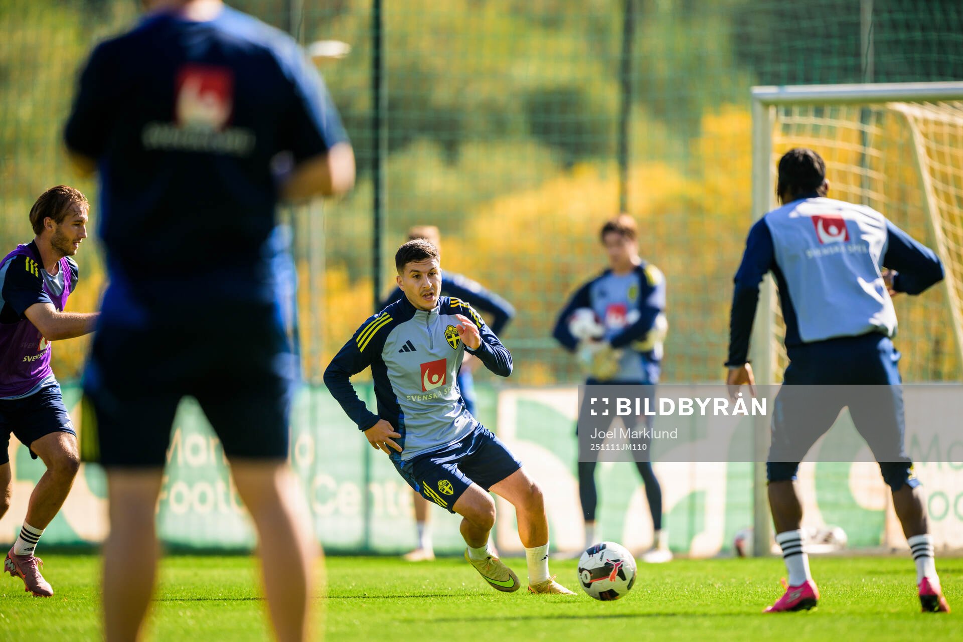 Roony Bardghji of the Swedish national football team