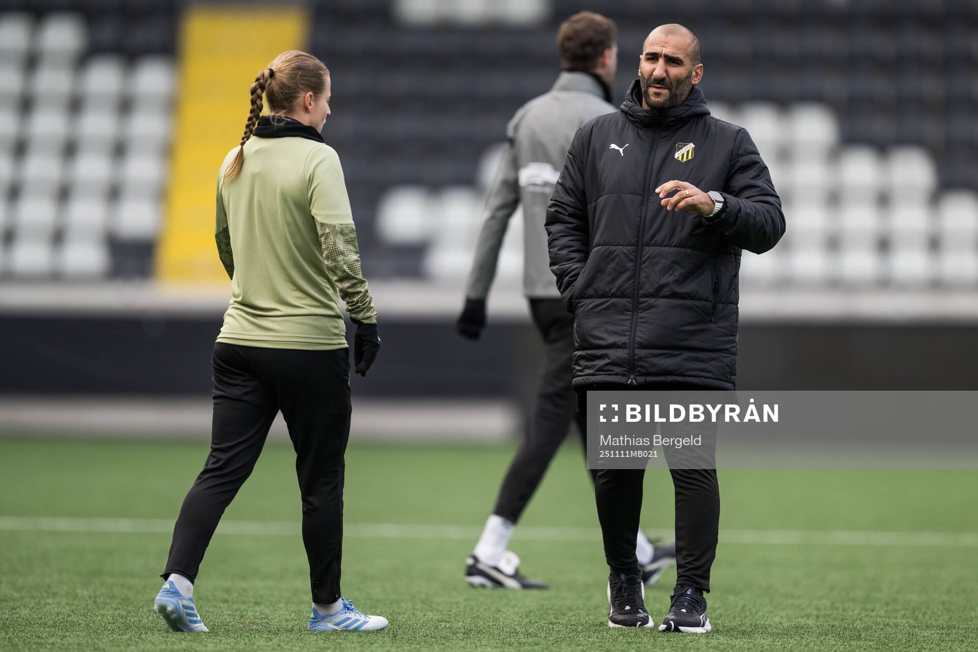 Anna Anvegård and coach Mak Lind