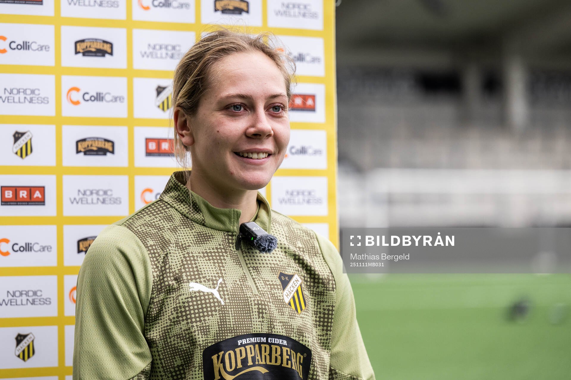 Alice Bergström is interviewed