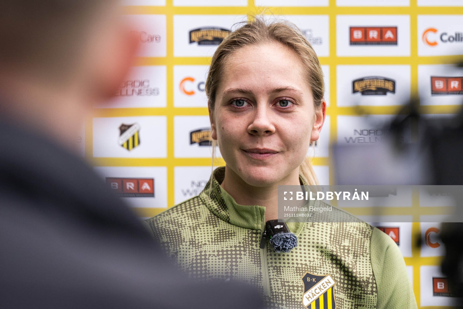 Alice Bergström is interviewed