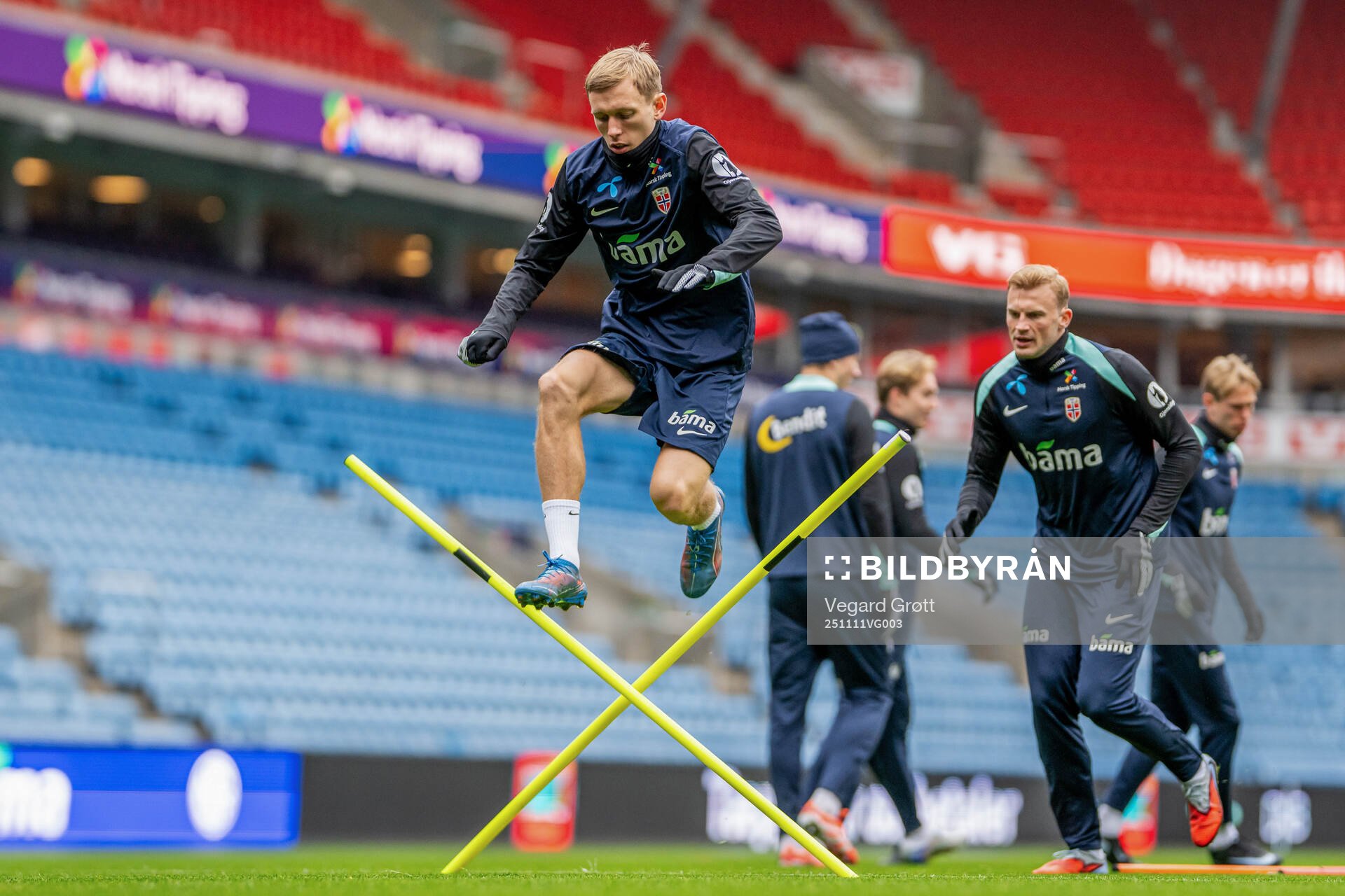 Marcus Holmgren Pedersen of the Norwegian national football