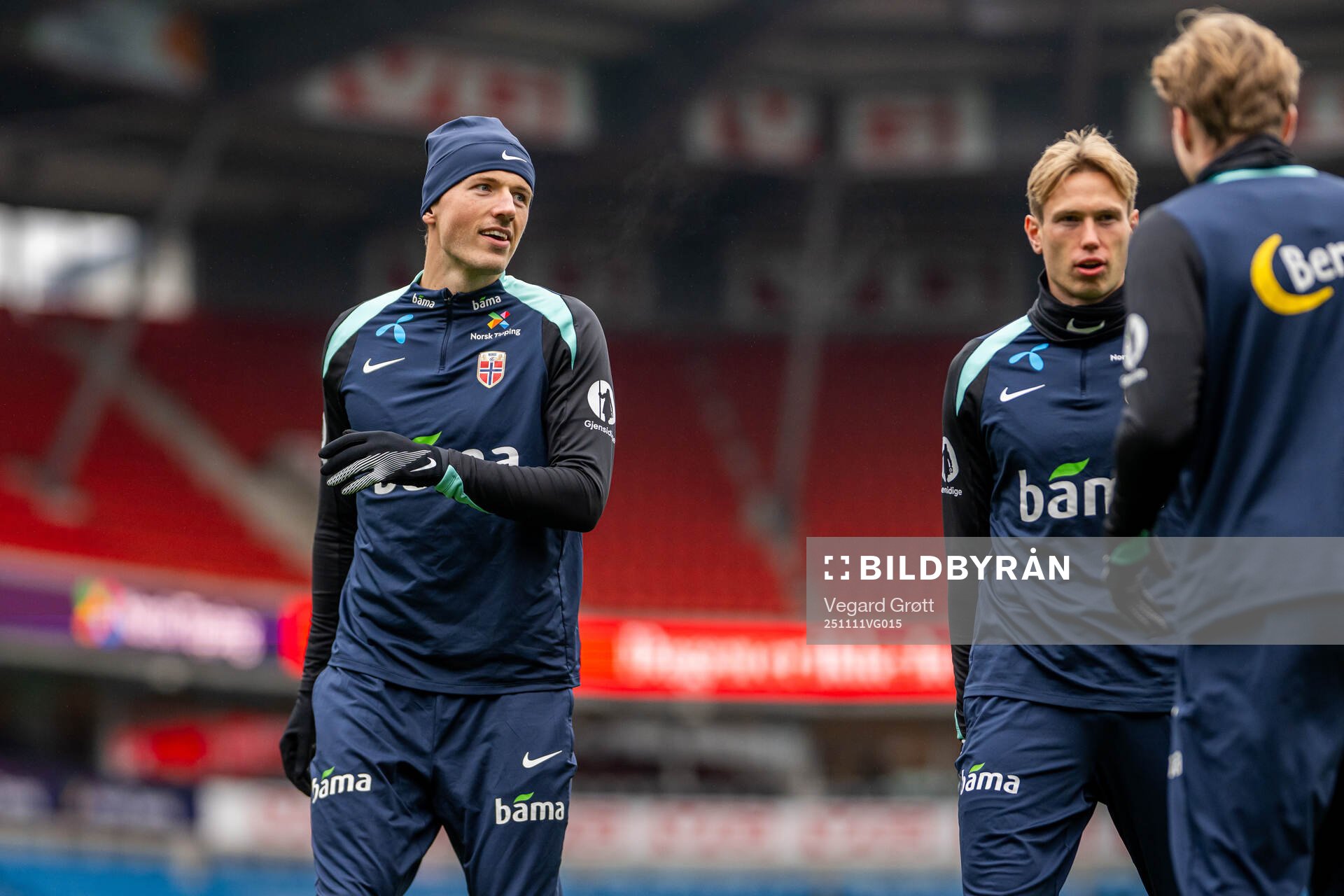 Sander Berge of the Norwegian national football team