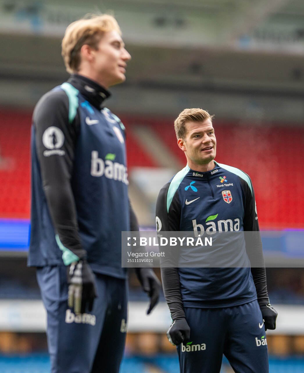 Alexander Sørloth of the Norwegian national football team